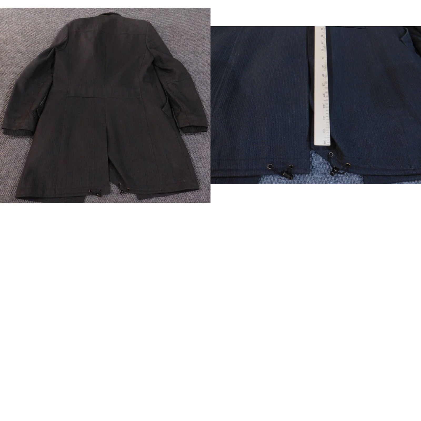 Zara Zara Jacket Mens Medium Gray Trench Coat Wool Wool Geometric Knit Zipper Pockets Button Zip Business Fall Winter Mens Regular Size US M / EU 48-50 / 2 - 8 Thumbnail
