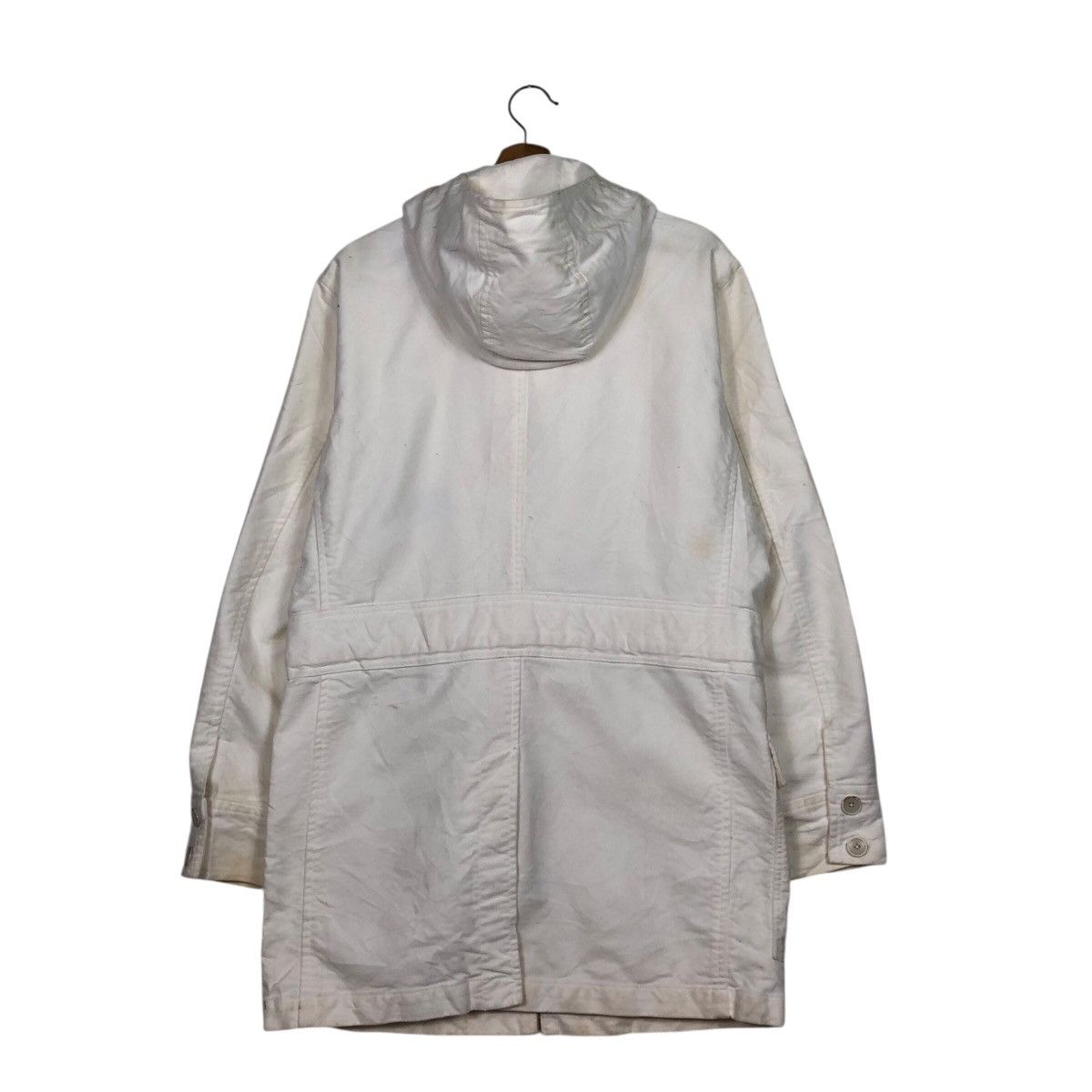 Japanese Brand 📌Vintage Biker Jacket Rich White Kenji Ito Comme Ca Size US L / EU 52-54 / 3 - 10 Thumbnail