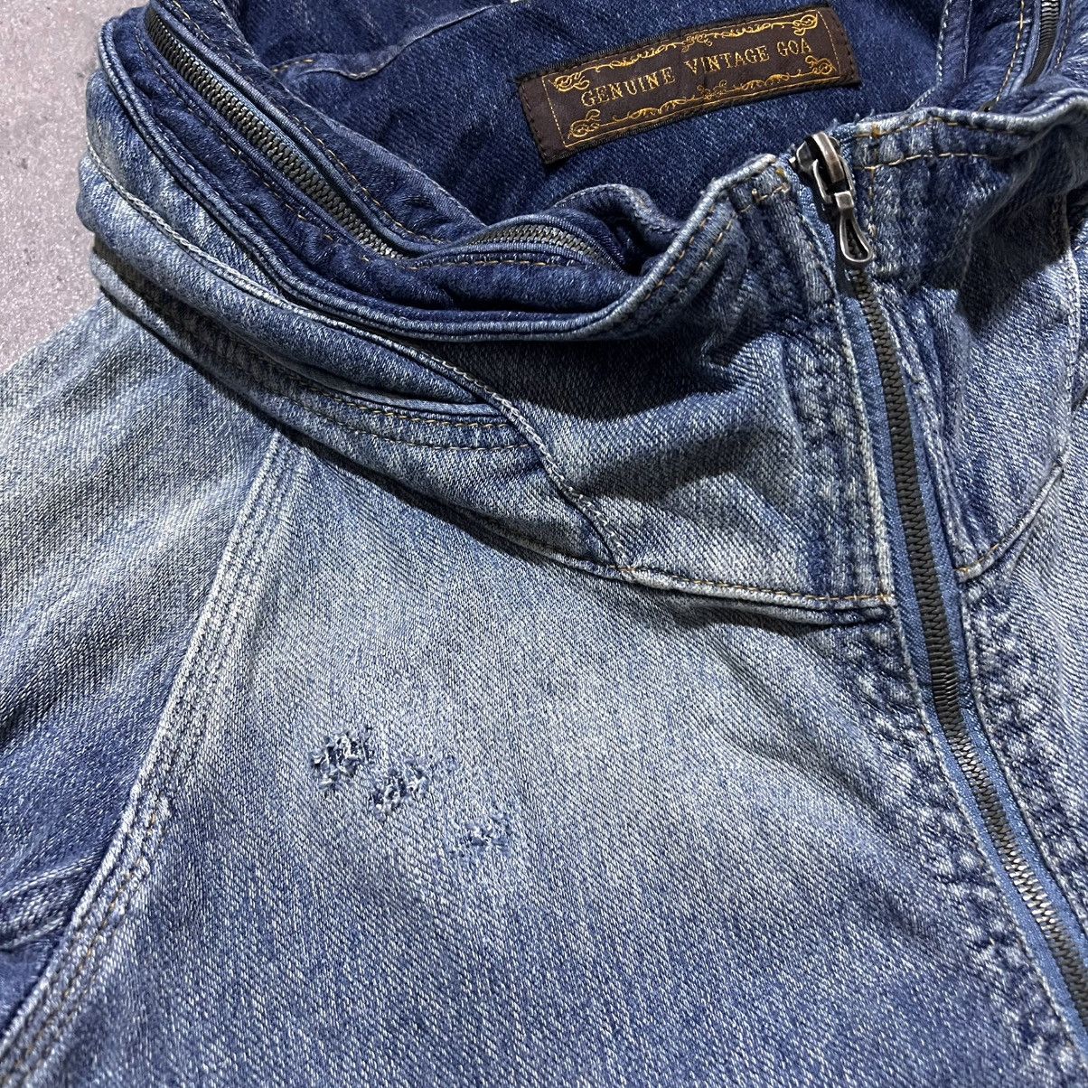 GOA GOA Distressed Denim Bono Jacket LGB The Attic Midas Style Size US L / EU 52-54 / 3 - 4 Thumbnail