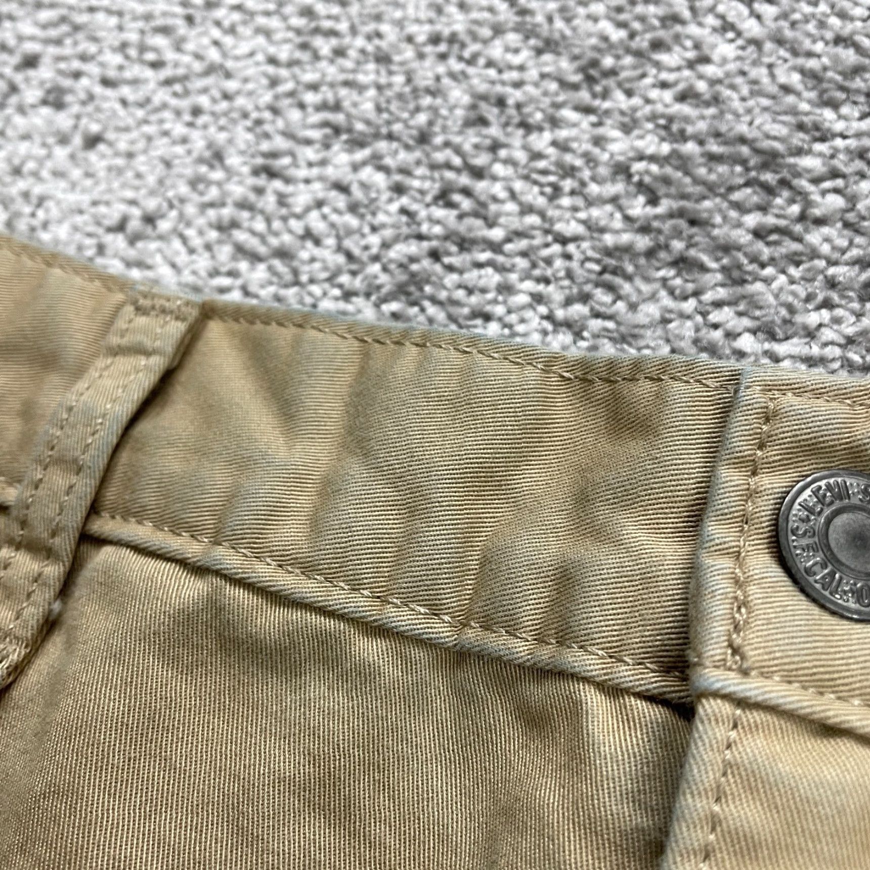 Levi's Levi's Chino Pants Brown Mens 32x28.5 Straight Leg Cotton Casual Size US 32 / EU 48 - 5 Thumbnail
