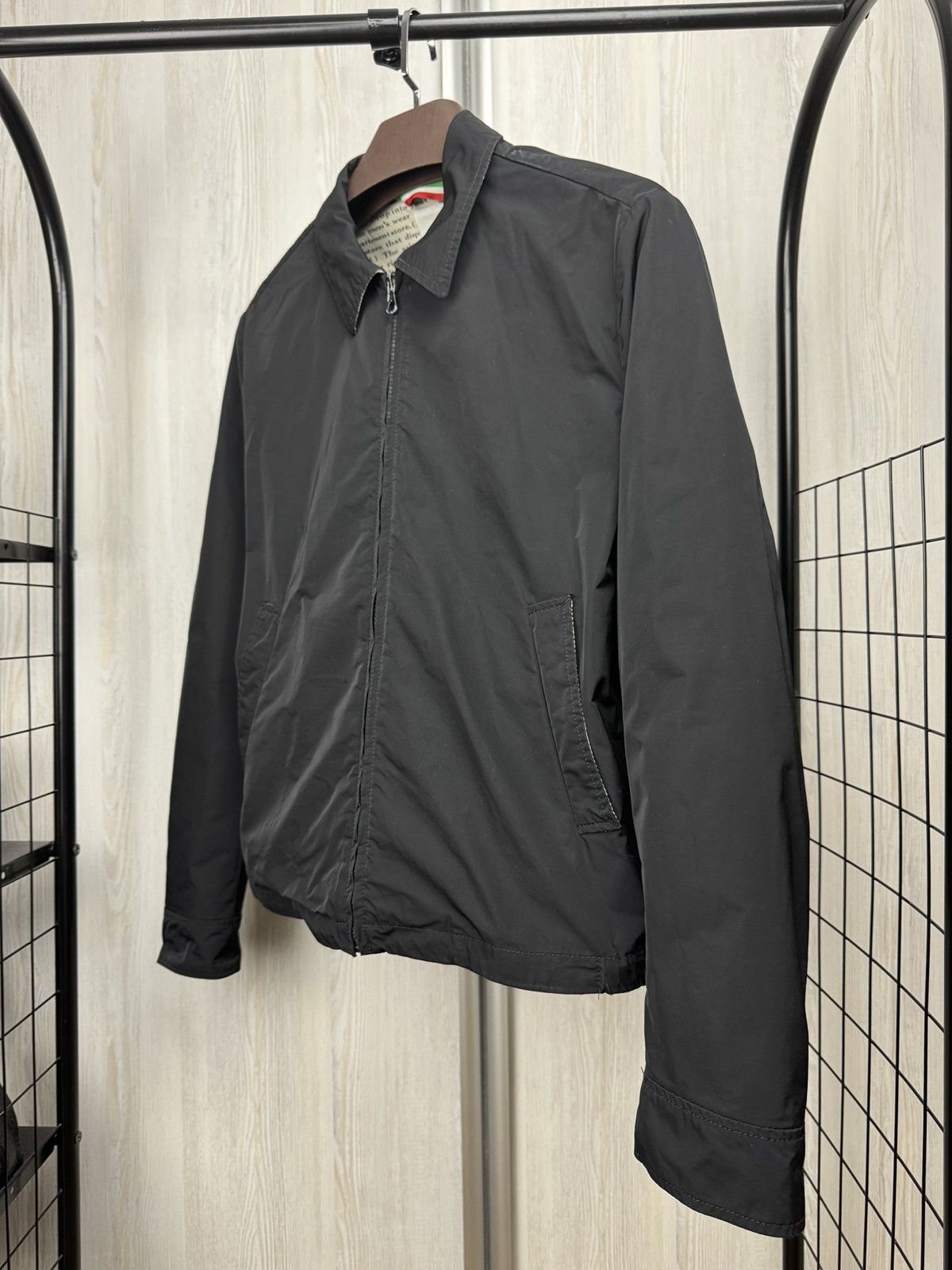 Moschino Moschino vintage nylon newspaper black coach bomber jacket Size US M / EU 48-50 / 2 - 6 Thumbnail