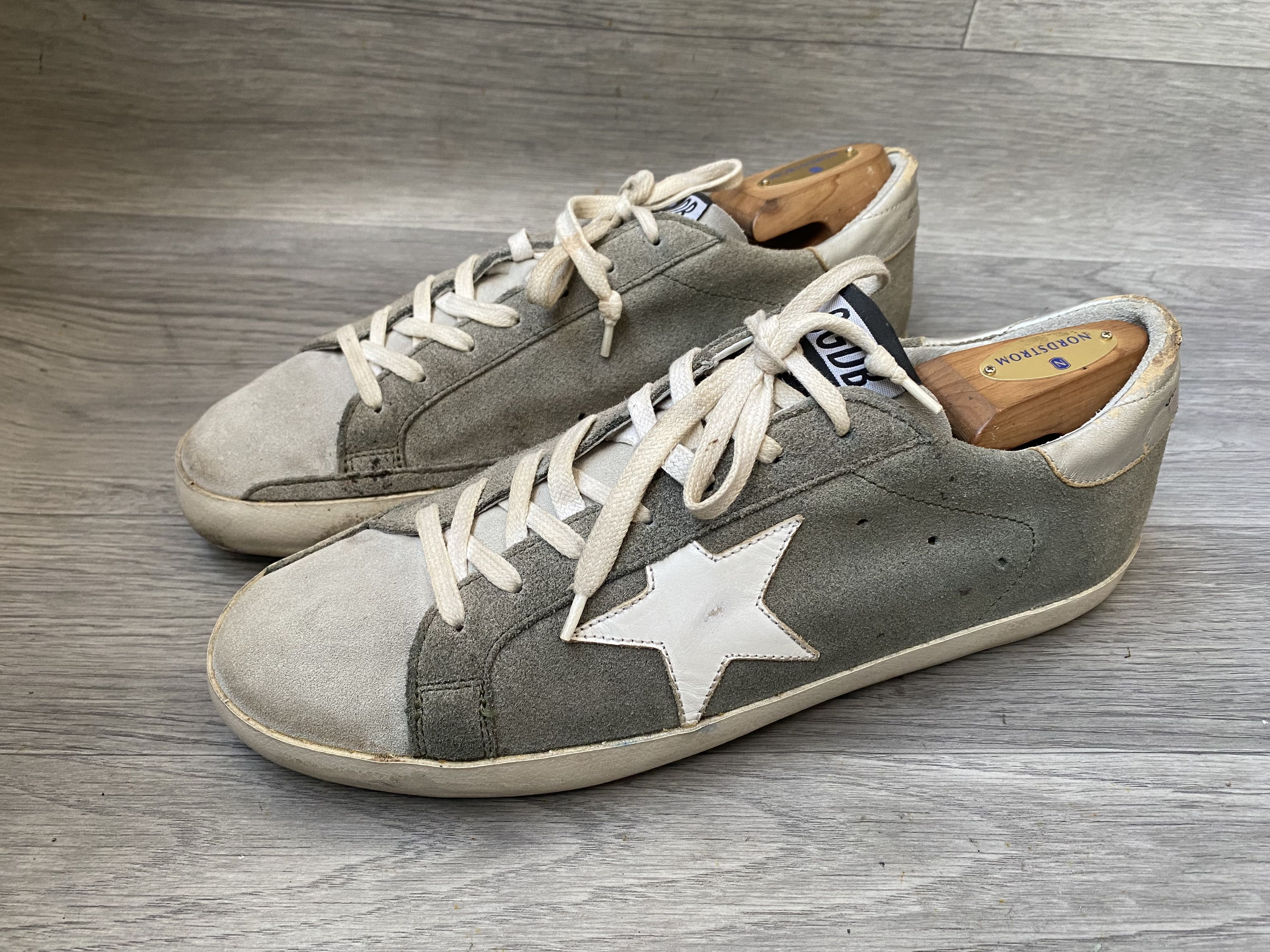 Golden goose low-top sneakers lime green sneakers sz42