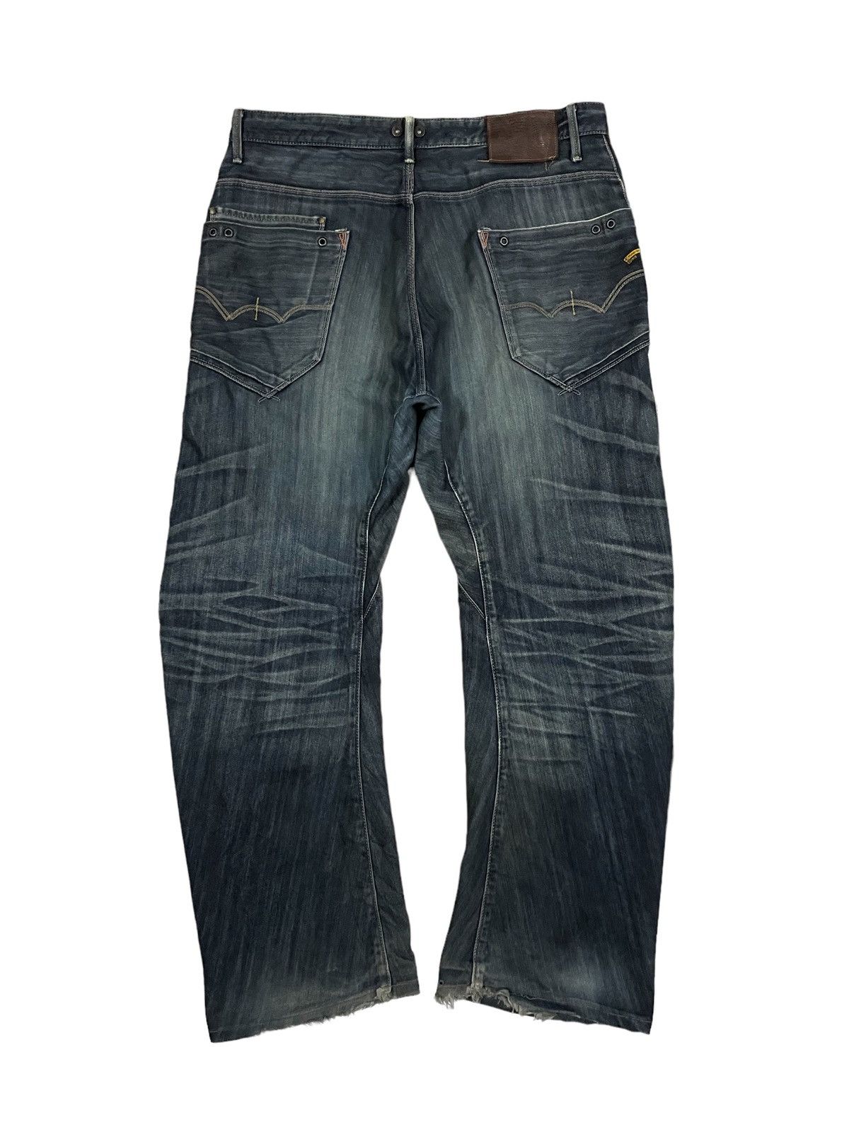 Edwin Vtg Edwin E-Function Mud Wash Camo Lining Ripped Baggy Jeans Size US 36 / EU 52 - 8 Thumbnail