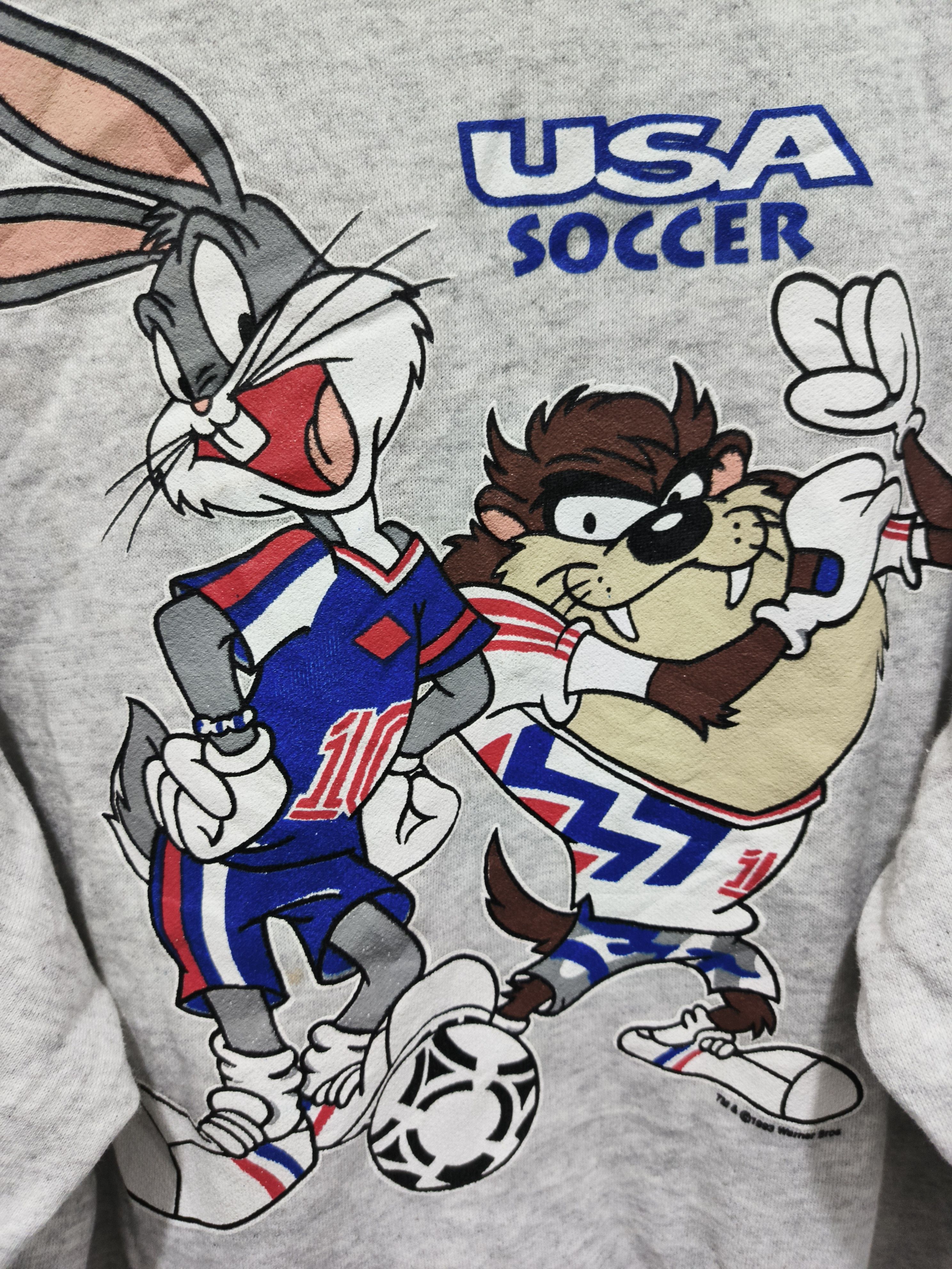Vintage Vintage 1998 USA Soccer Crewneck Sweatshirt Santee Size US L / EU 52-54 / 3 - 3 Thumbnail