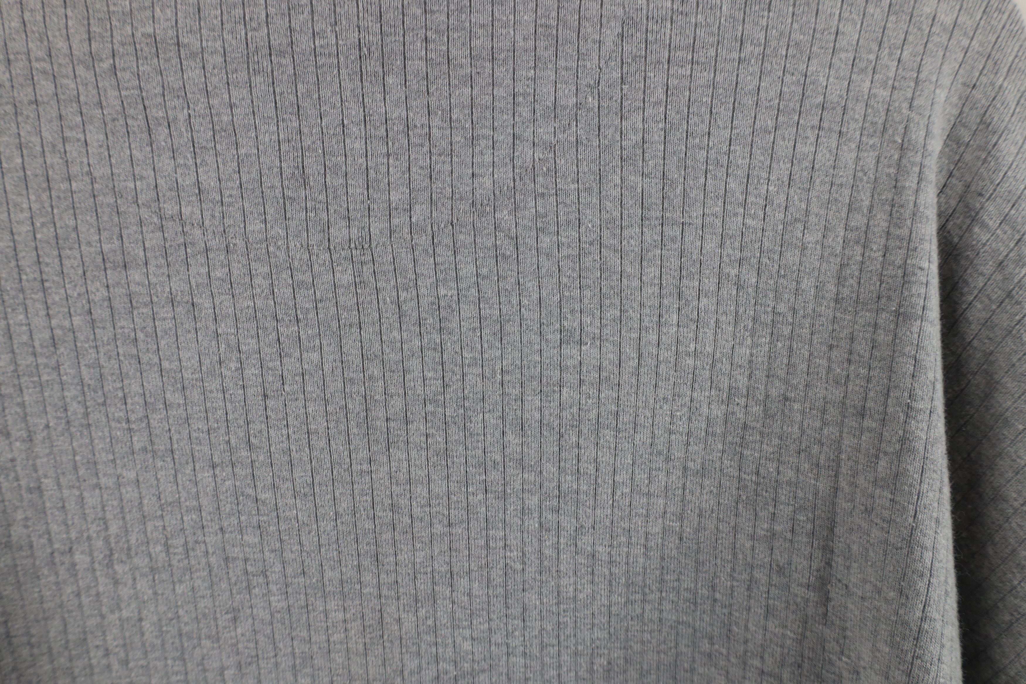 Vintage Vintage 90s Streetwear Ribbed Knit Long Sleeve T-Shirt Gray Size US XXL / EU 58 / 5 - 8 Thumbnail