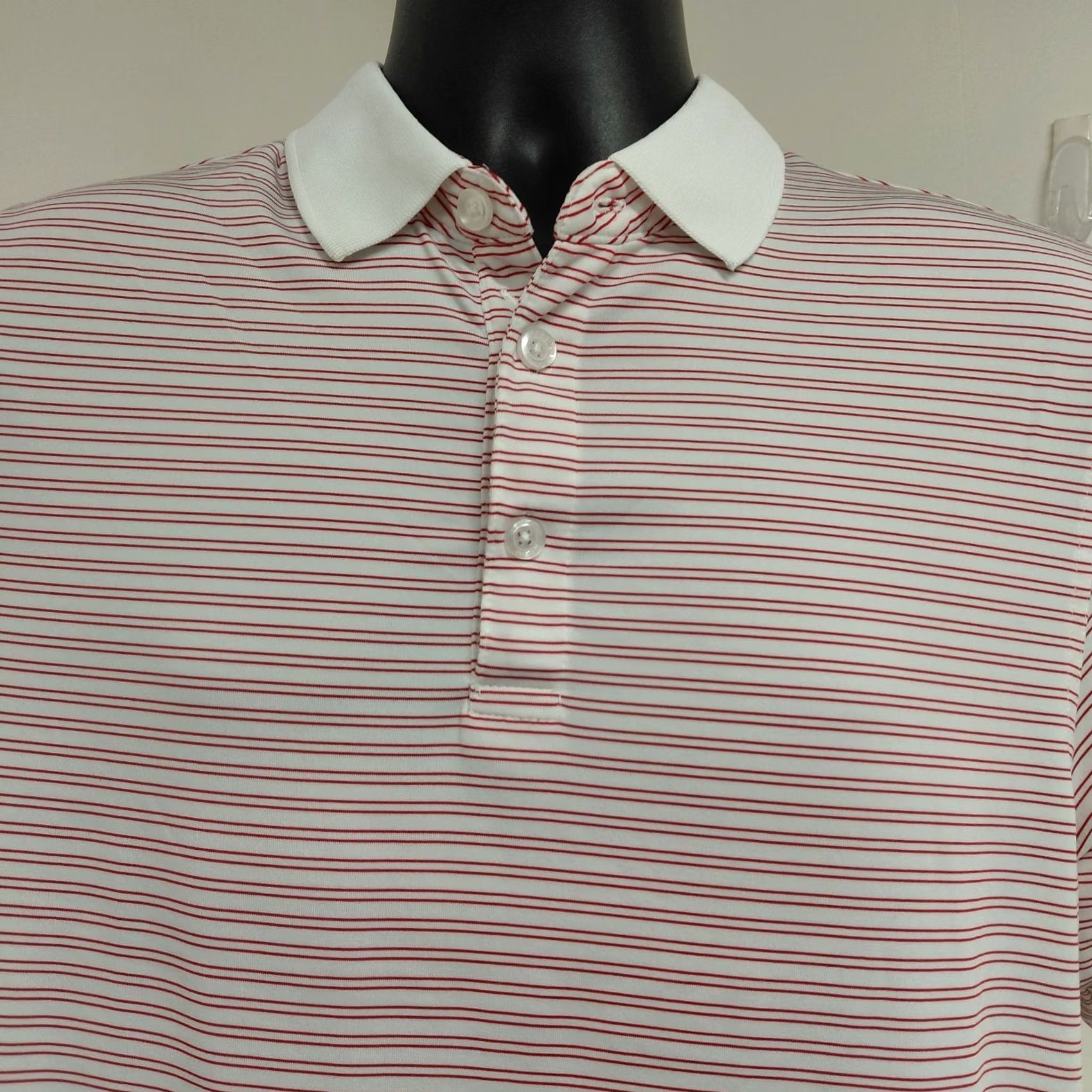 Callaway Callaway Opti Dri Polo Shirt Men's Size S Red Striped Short Sleeve EUC Size US S / EU 44-46 / 1 - 5 Thumbnail