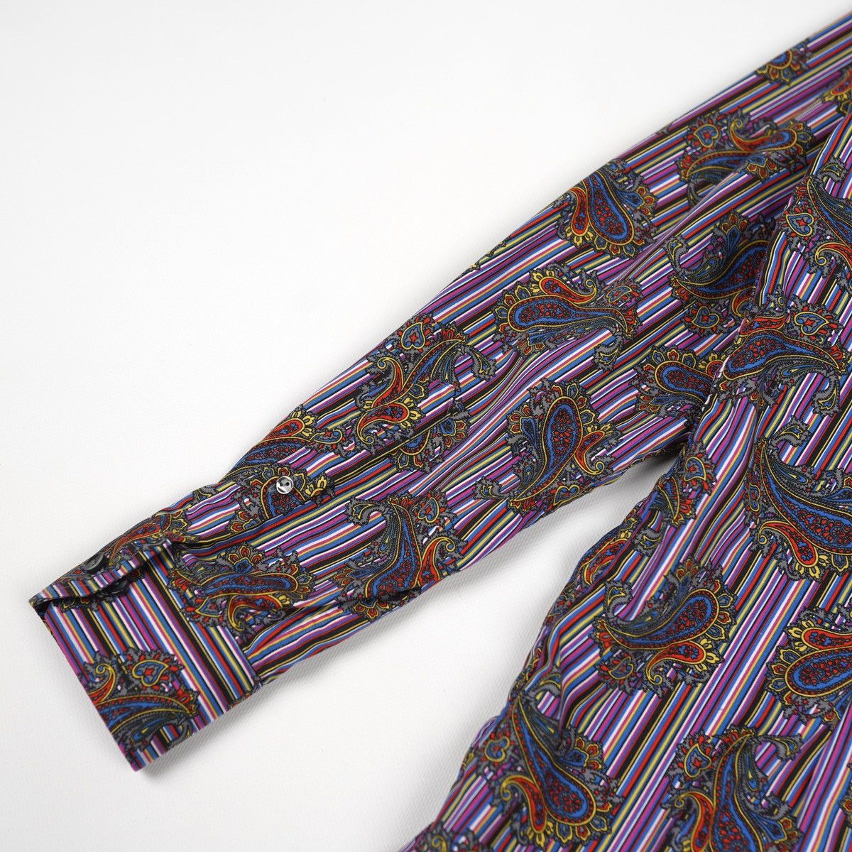Eton Eton Shirt Purple Multicolor Printed Pattern Size US XL / EU 56 / 4 - 12 Thumbnail