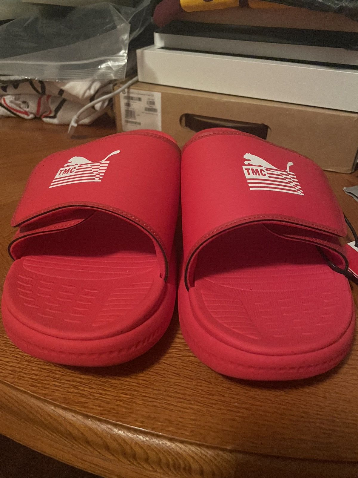 Puma TMC x Puma Nipsey Hussle Softride Slides Size US 12 / EU 45 - 1 Thumbnail