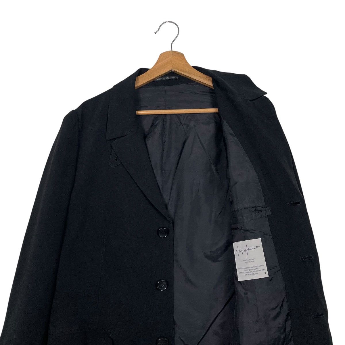 Yohji Yamamoto Yohji Yamamoto Signature Cupro Coat Size US M / EU 48-50 / 2 - 10 Thumbnail