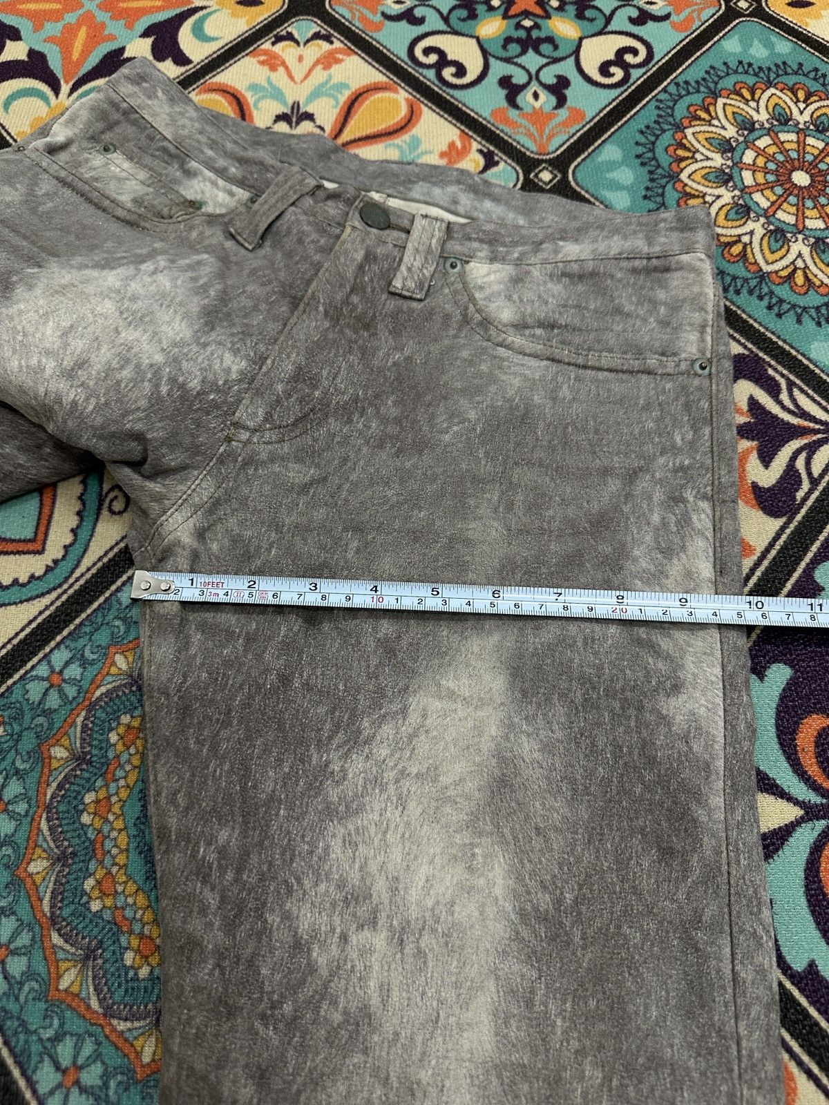 Yoshiyuki Konishi Yoshiyuki Konishi Ficce Uomo Acid Wash Flare Pants Size US 28 / EU 44 - 14 Thumbnail