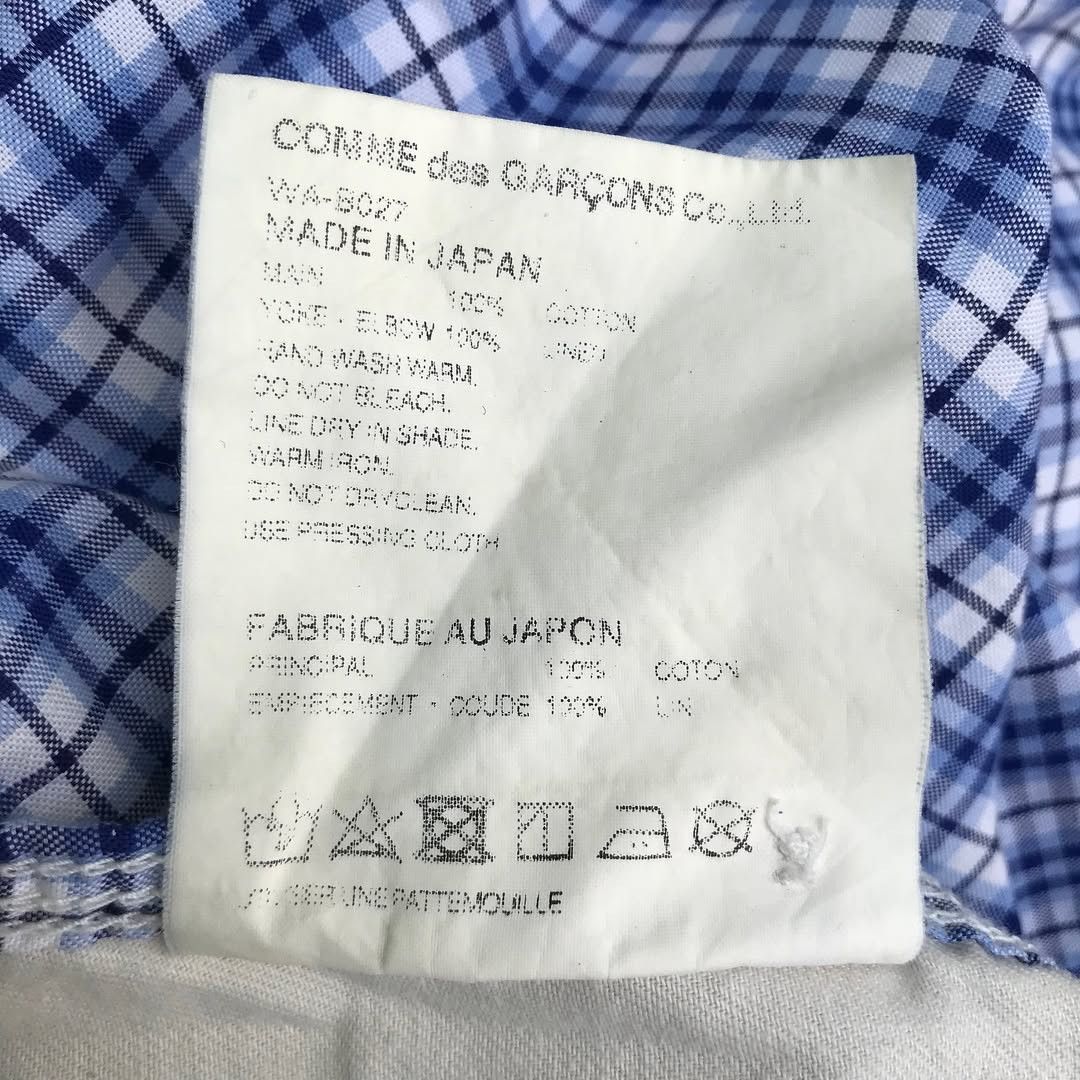 Comme des Garcons Junya Watanabe x CDG Chambray patch work shirt Size US L / EU 52-54 / 3 - 5 Thumbnail