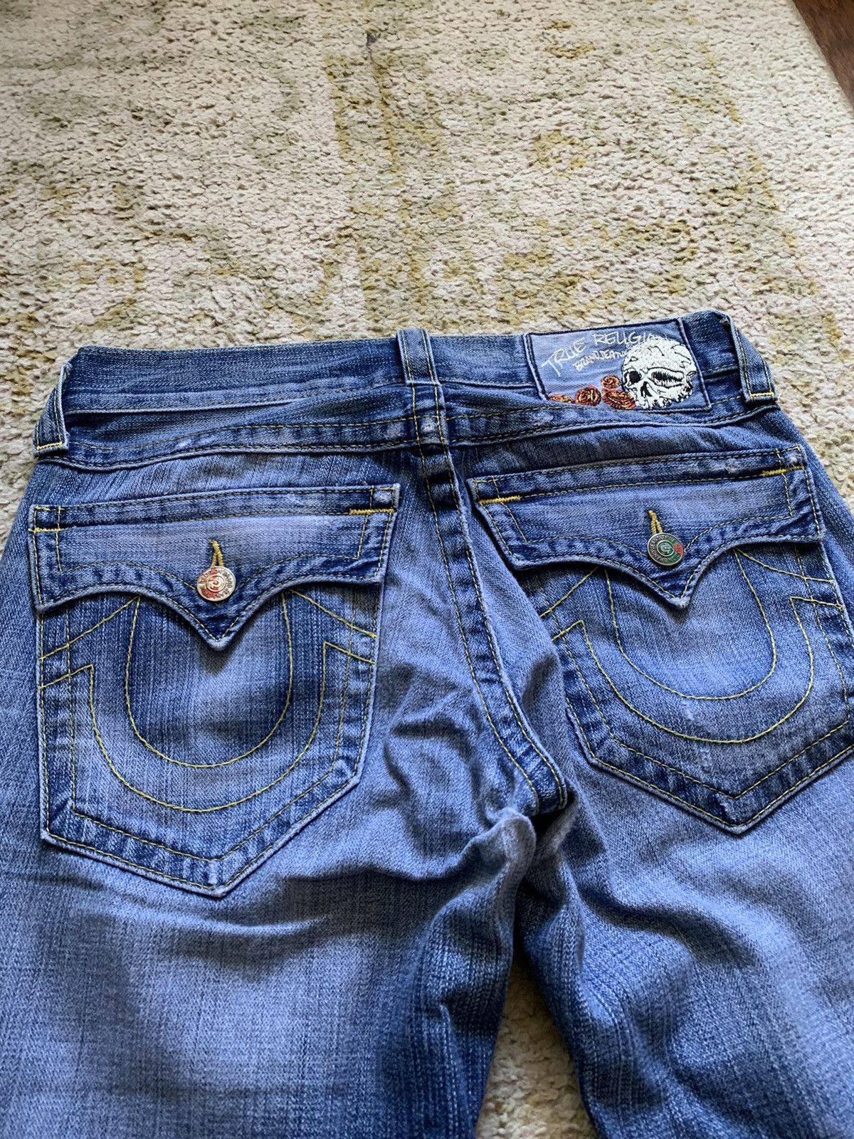 image of Vintage Y2K True Religion Jeans Made In Usa in Blue, Men's (Size 30)