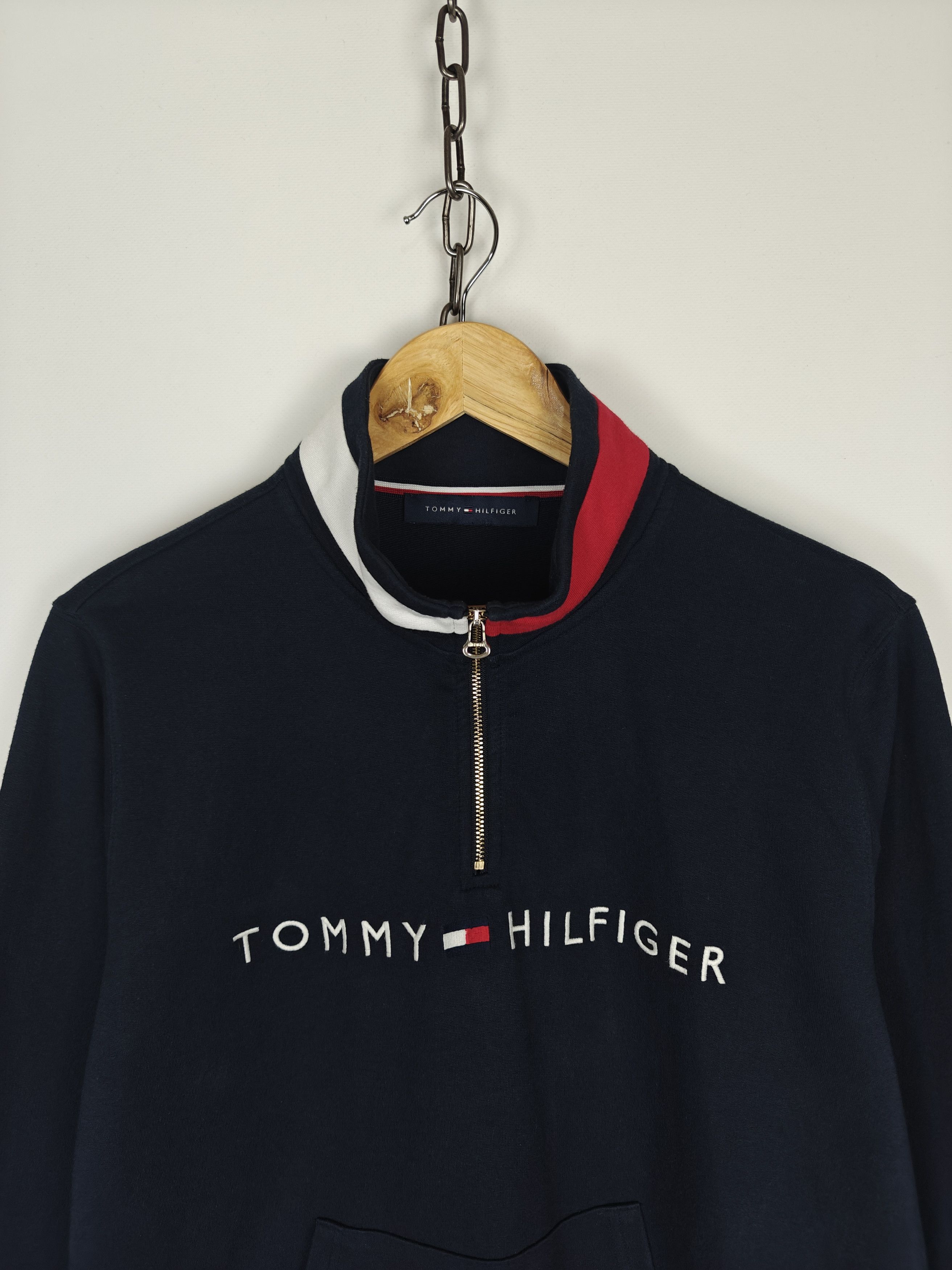 Tommy Hilfiger Tommy Hilfiger Sweatshirt 1/4 Zip Center Logo size S Size US S / EU 44-46 / 1 - 2 Thumbnail
