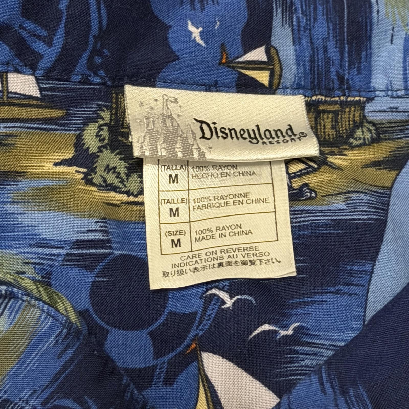 Disney Vintage Y2K Disney Hawaiian Disneyland Resort Rayon Shirt Size US M / EU 48-50 / 2 - 6 Thumbnail