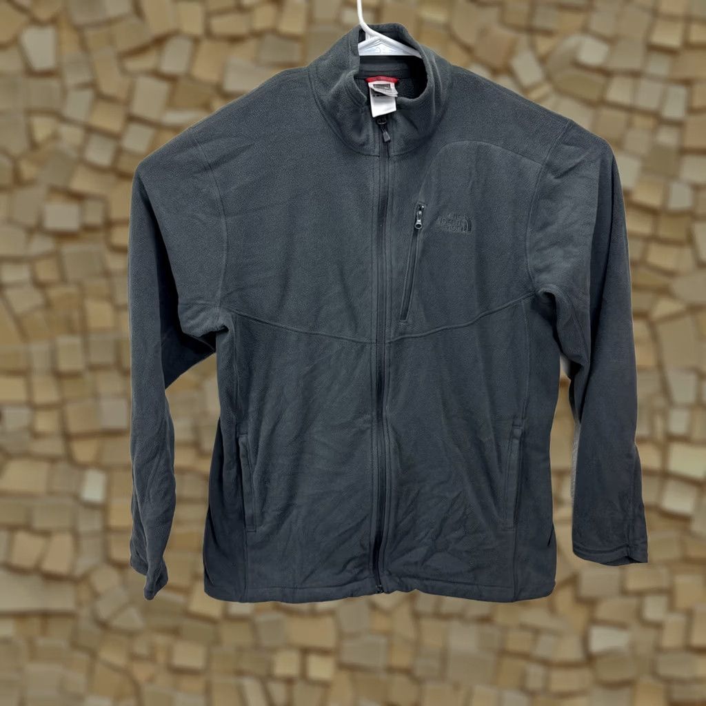 The North Face The North Face Jacket Mens Gray Fleece Jacket Full Zip Sweater Pockets Outdoor L Size US L / EU 52-54 / 3 - 1 Thumbnail