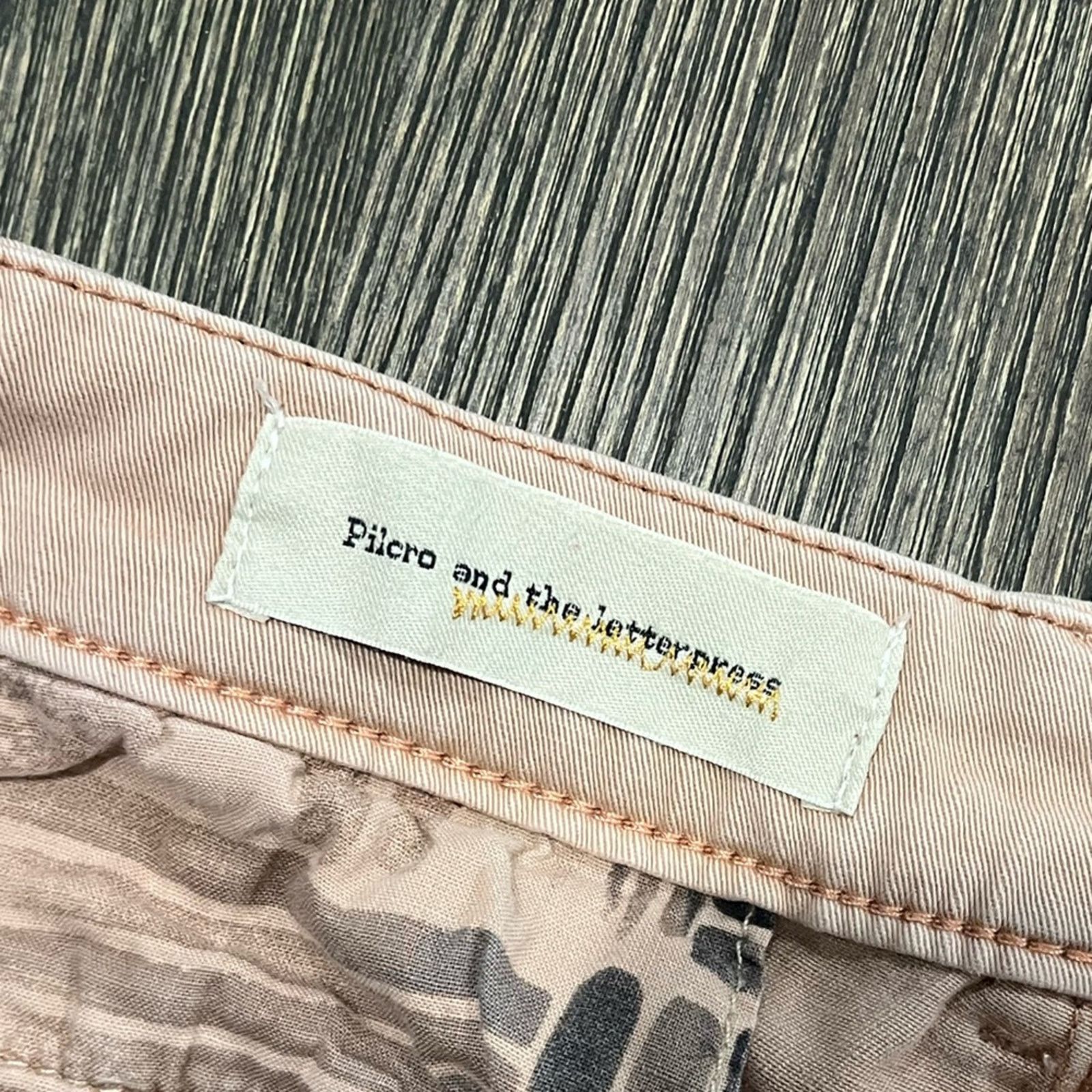 Anthropologie Pilcro & the Letterpress Womens Hypen Shorts Light Pink Size 28" / US 6 / IT 42 - 4 Thumbnail