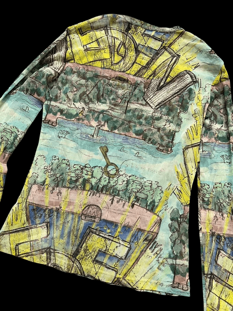 Japanese Brand Issey Miyake Graffiti tulle top Size M / US 6-8 / IT 42-44 - 6 Thumbnail