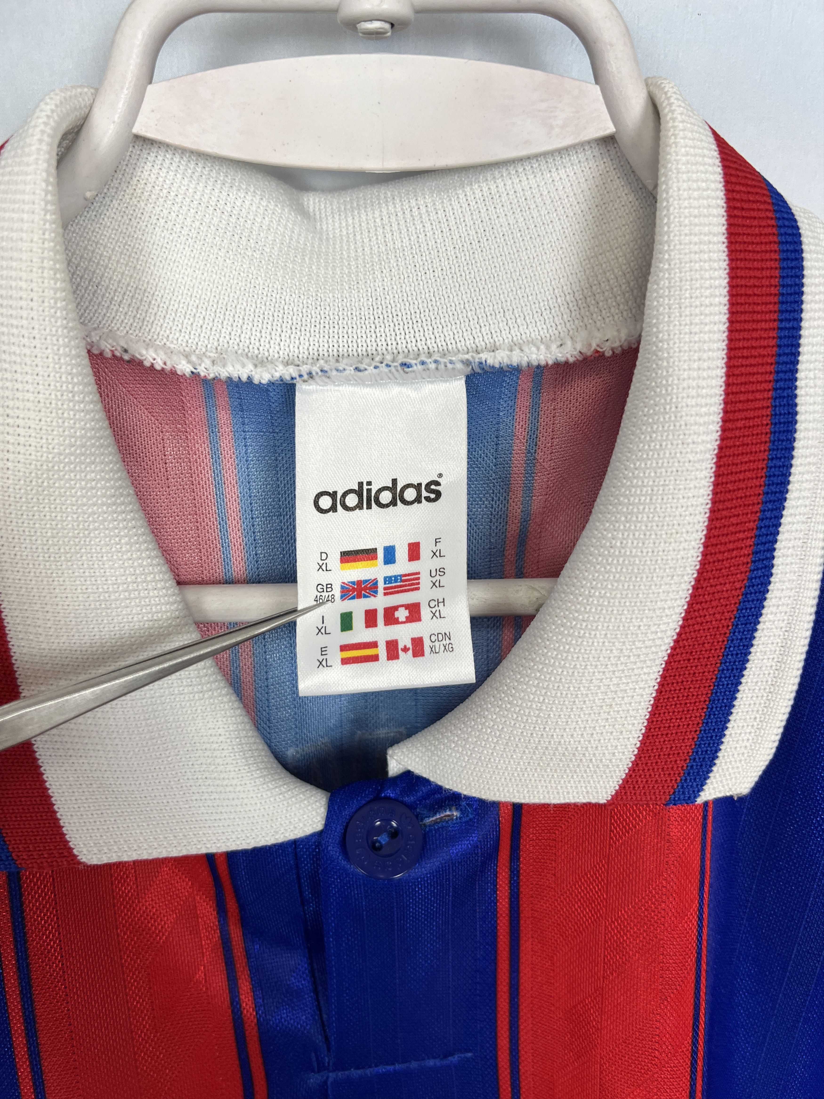 Adidas Bayern Munich Home football shirt 1995 #7 Scholl Adidas Size US XL / EU 56 / 4 - 7 Thumbnail