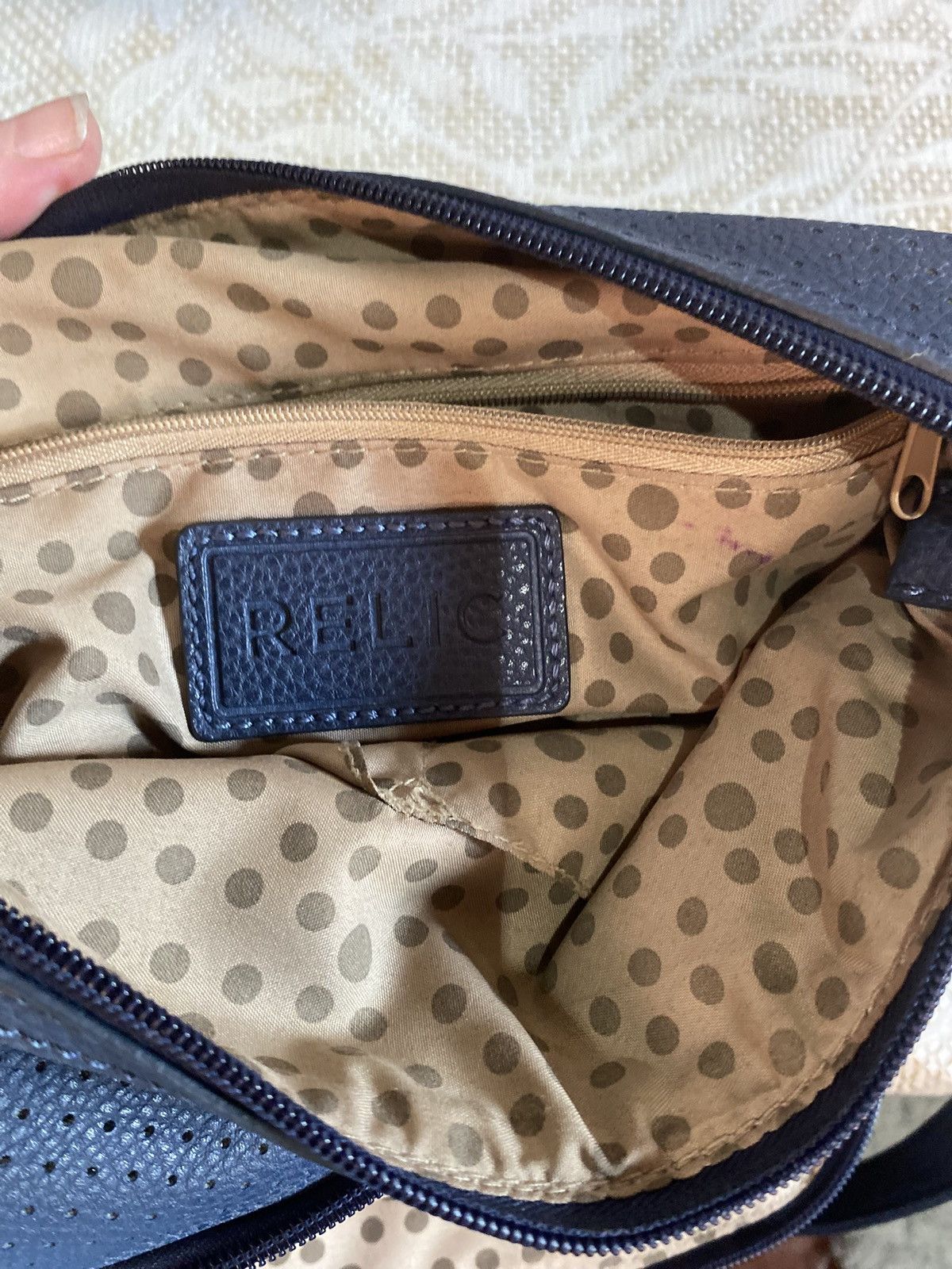 Relic Relic Fossil Blue Vegan Leather Crossbody Size ONE SIZE - 6 Thumbnail