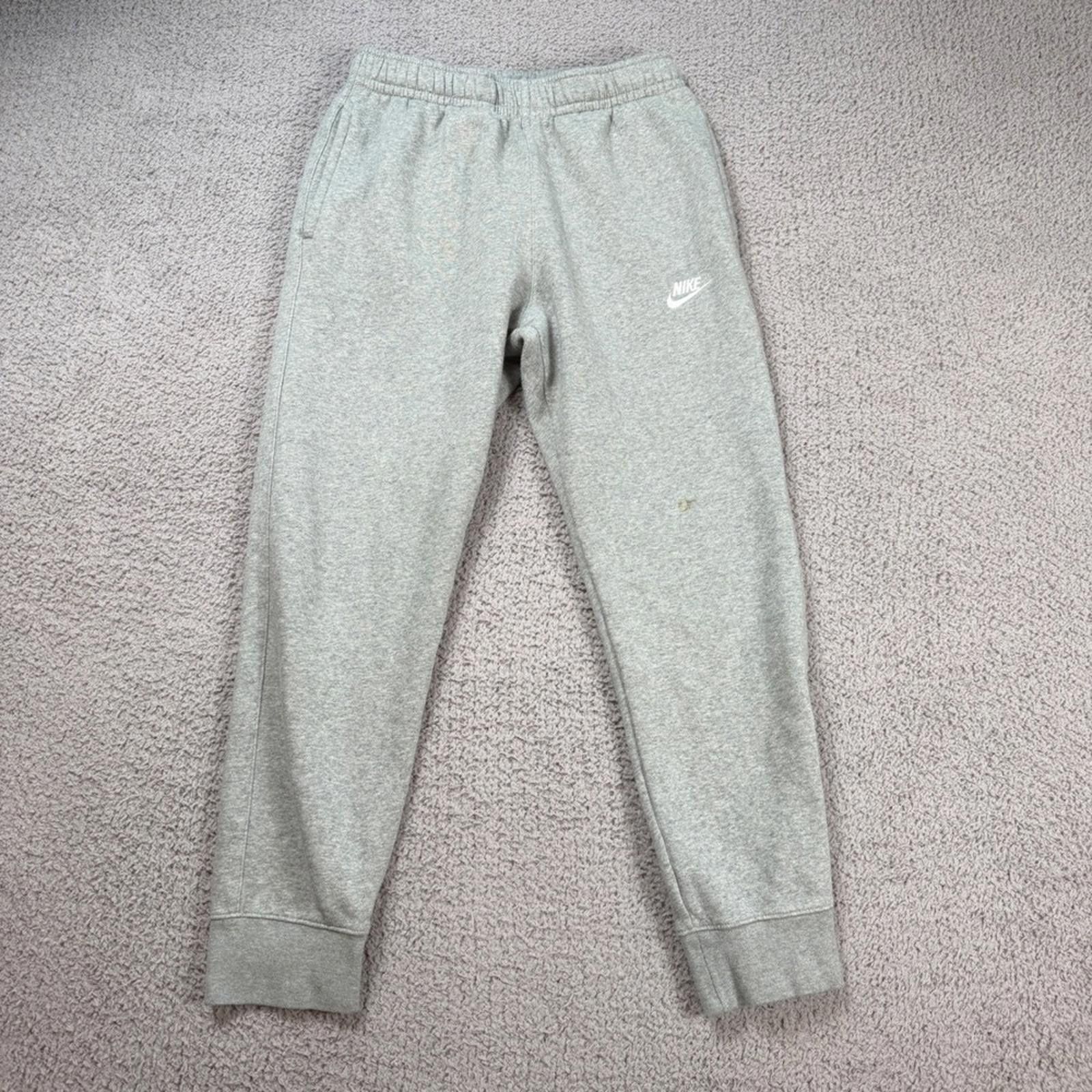 Nike Nike Mens Sportswear Club Fleece Joggers Grey BV2671-063 S Size US 30 / EU 46 - 1 Thumbnail
