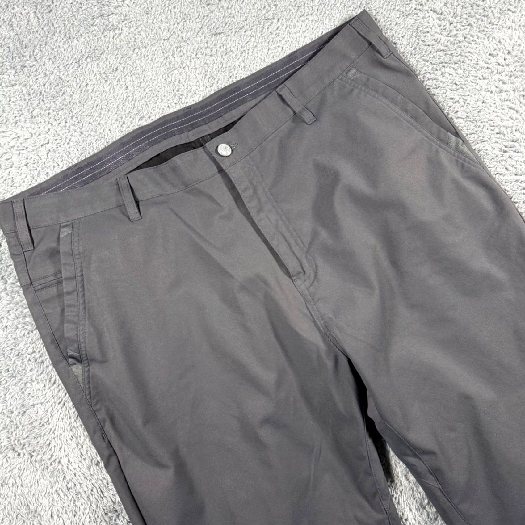 Vintage Jack Archer Performance Polyester Pants Mens 36x31 Charcoal Grey Trousers Size US 36 / EU 52 - 2 Thumbnail