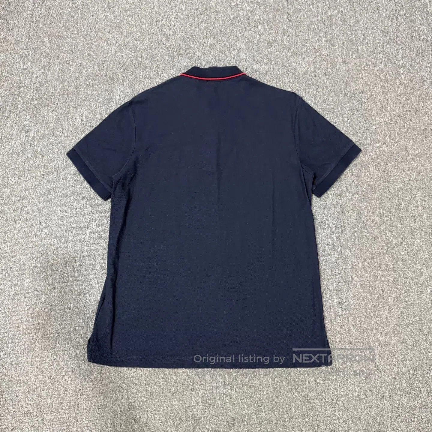 Burberry Blue Short-Sleeve Polo Shirt Size M. Size US M / EU 48-50 / 2 - 2 Thumbnail