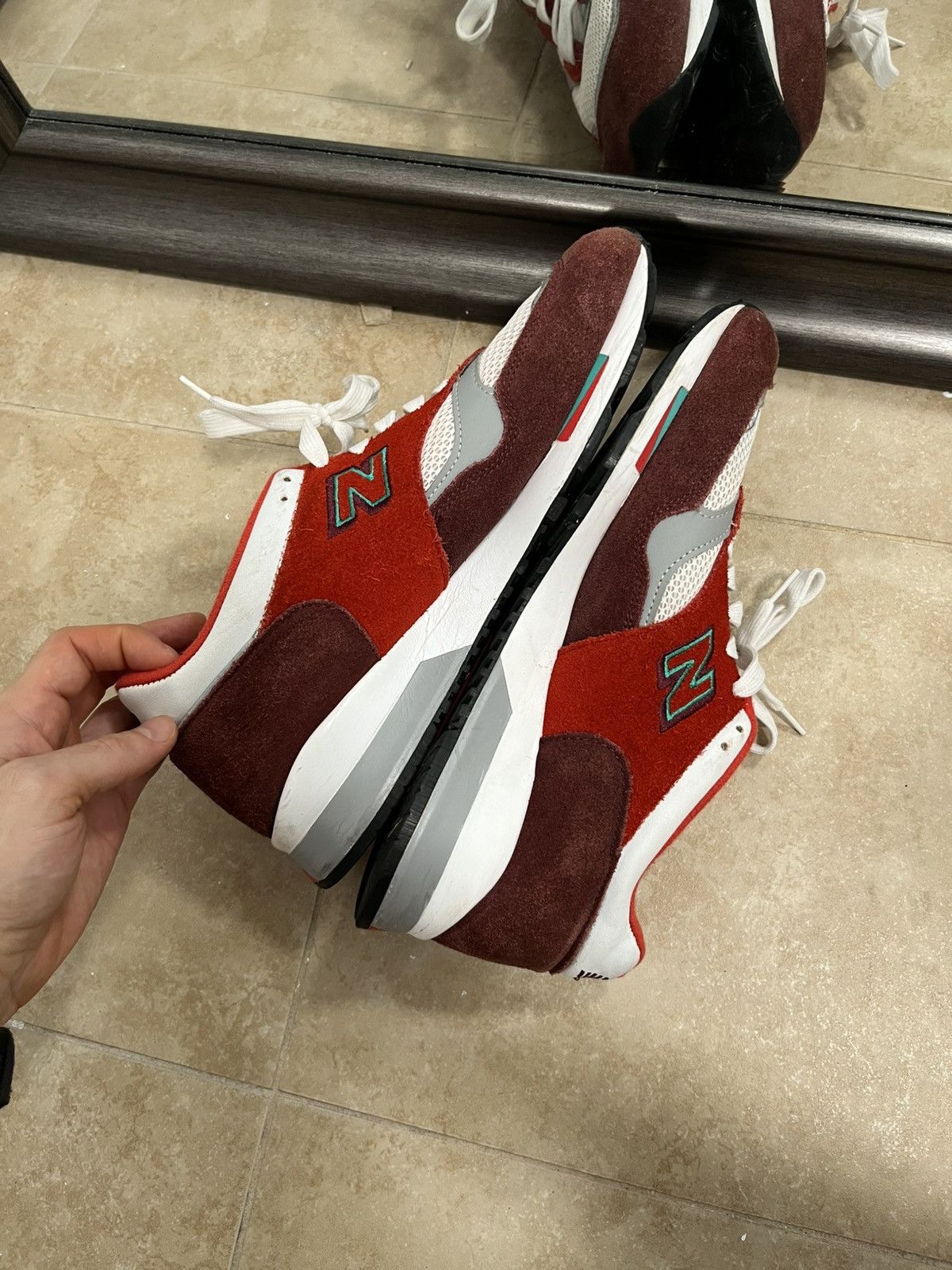 New Balance New Balance 1500 made in uk contradiction pack burgundy rare Size US 10 / EU 43 - 5 Thumbnail