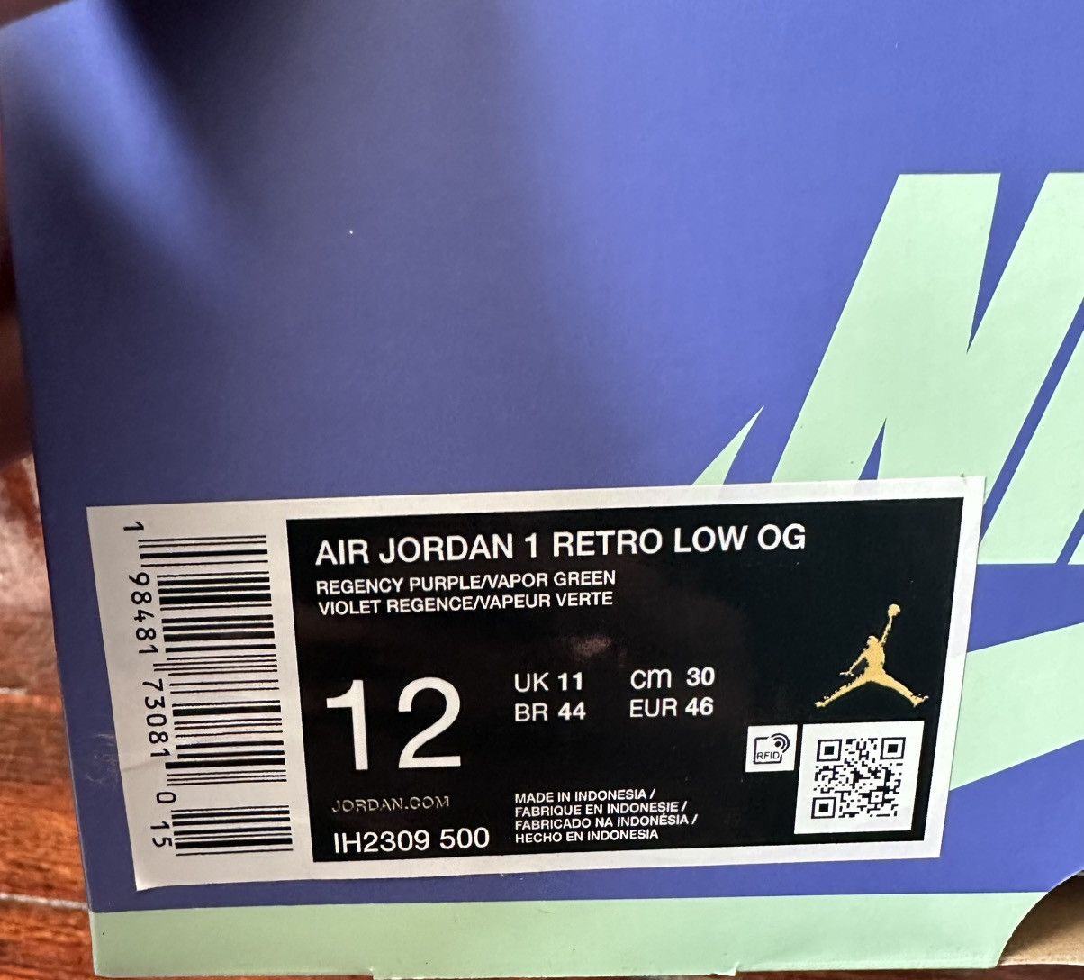 Jordan Brand NIKE JORDAN 1 RETRO LOW OG ZION WILLIAMSON VOODOO ALTERNATE Size US 12 / EU 45 - 10 Thumbnail