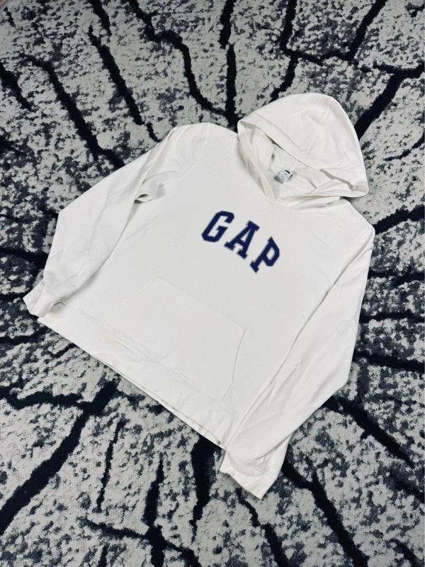 Gap Gap white hoodie L logo Size US L / EU 52-54 / 3 - 2 Thumbnail