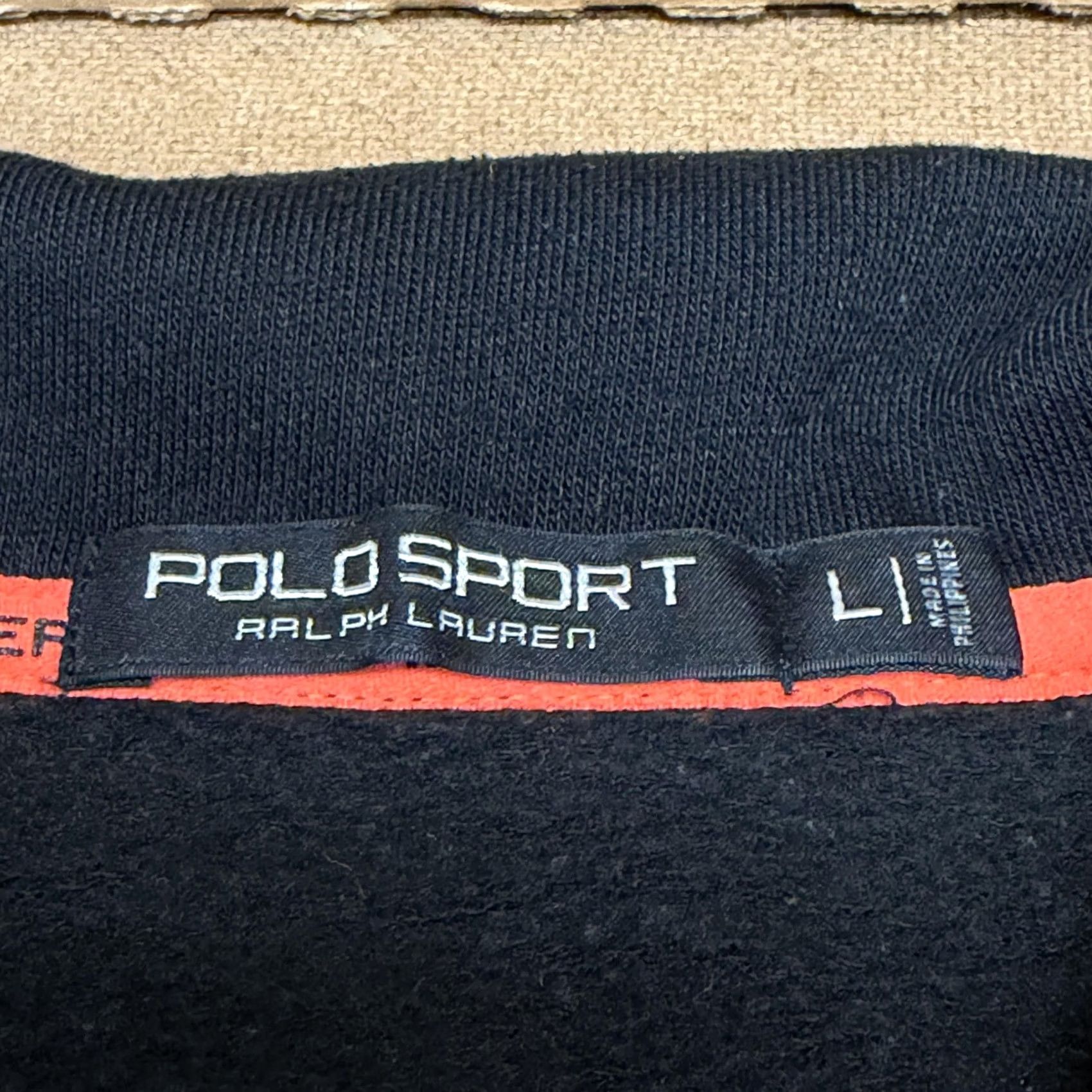 Vintage Polo Sport Ralph Lauren Sweatshirt Mens L Blue 1/4 Zip Fleece Pullover Size US L / EU 52-54 / 3 - 5 Thumbnail
