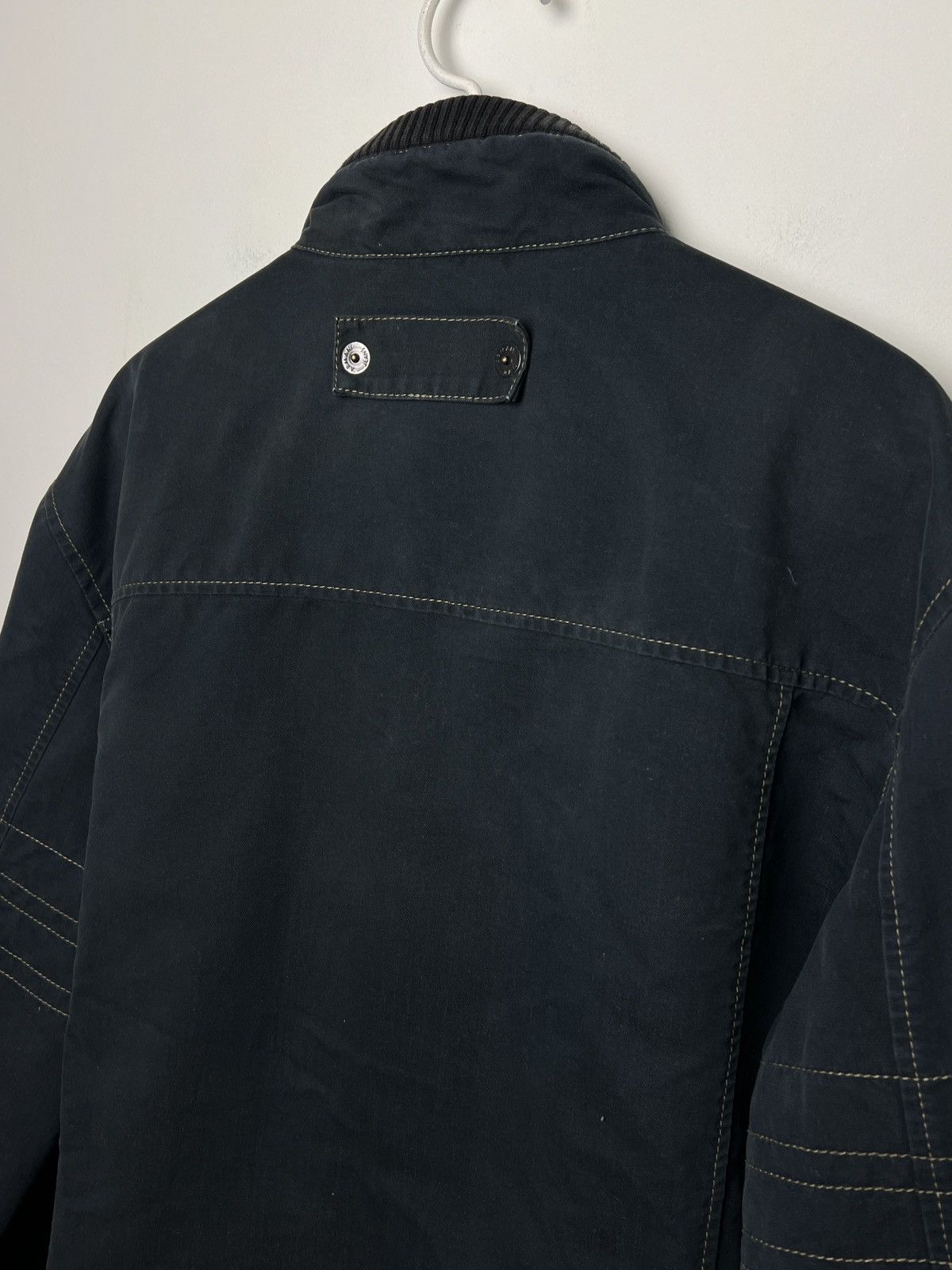 Giorgio Armani armani y2k archive solid work jacket Size US L / EU 52-54 / 3 - 7 Thumbnail