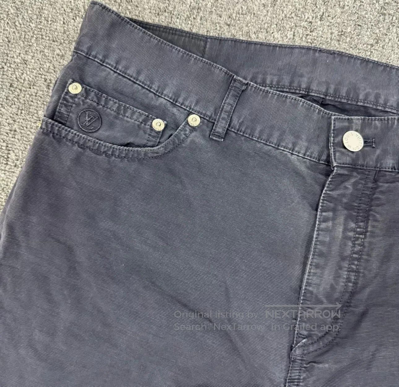 Japanese Brand LV Embossed Logo Jeans. Size US 32 / EU 48 - 5 Thumbnail