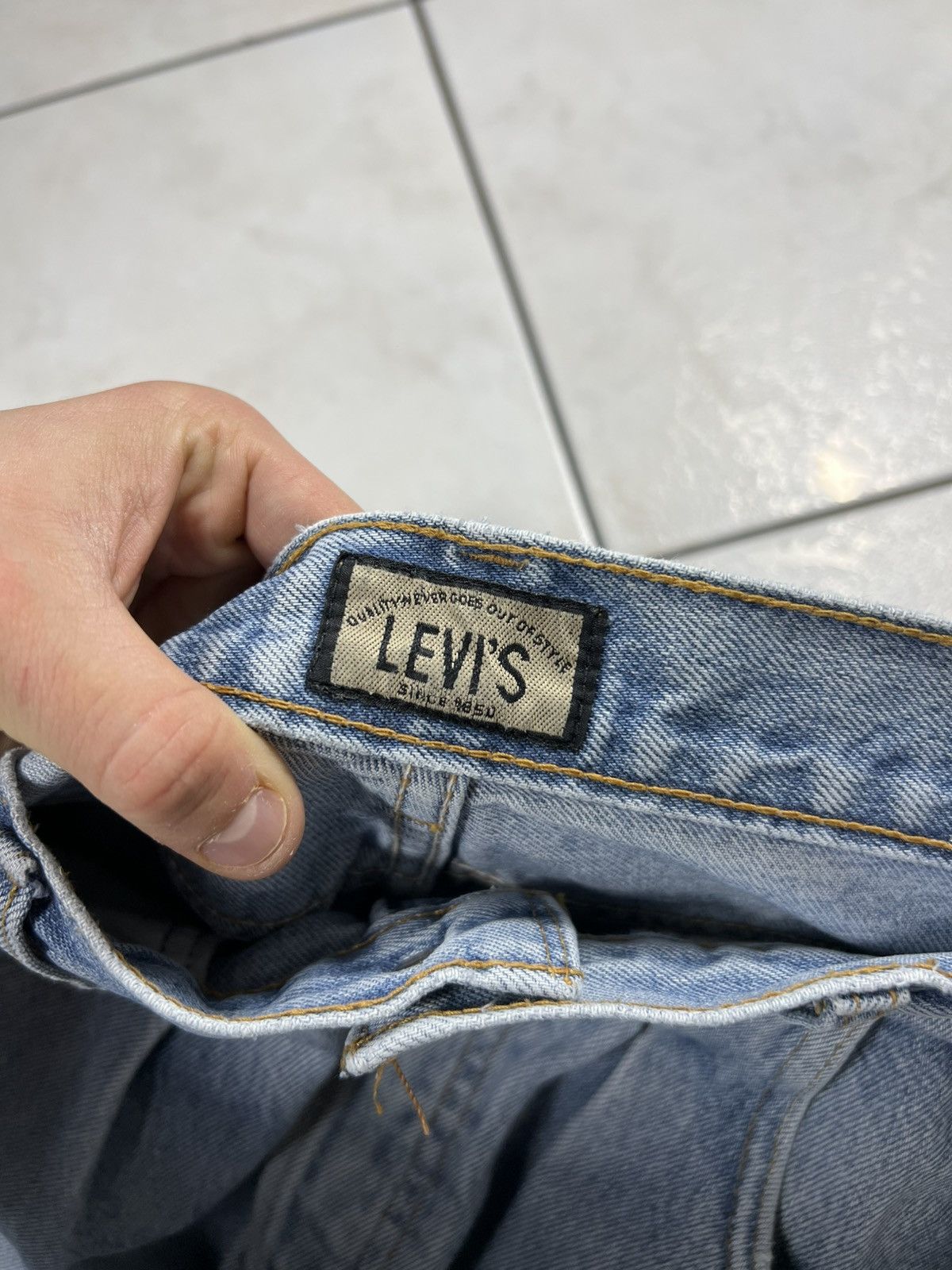 Levi's Vintage 90s Levi’s washed casual jeans y2k silver tab pants Size US 32 / EU 48 - 18 Thumbnail