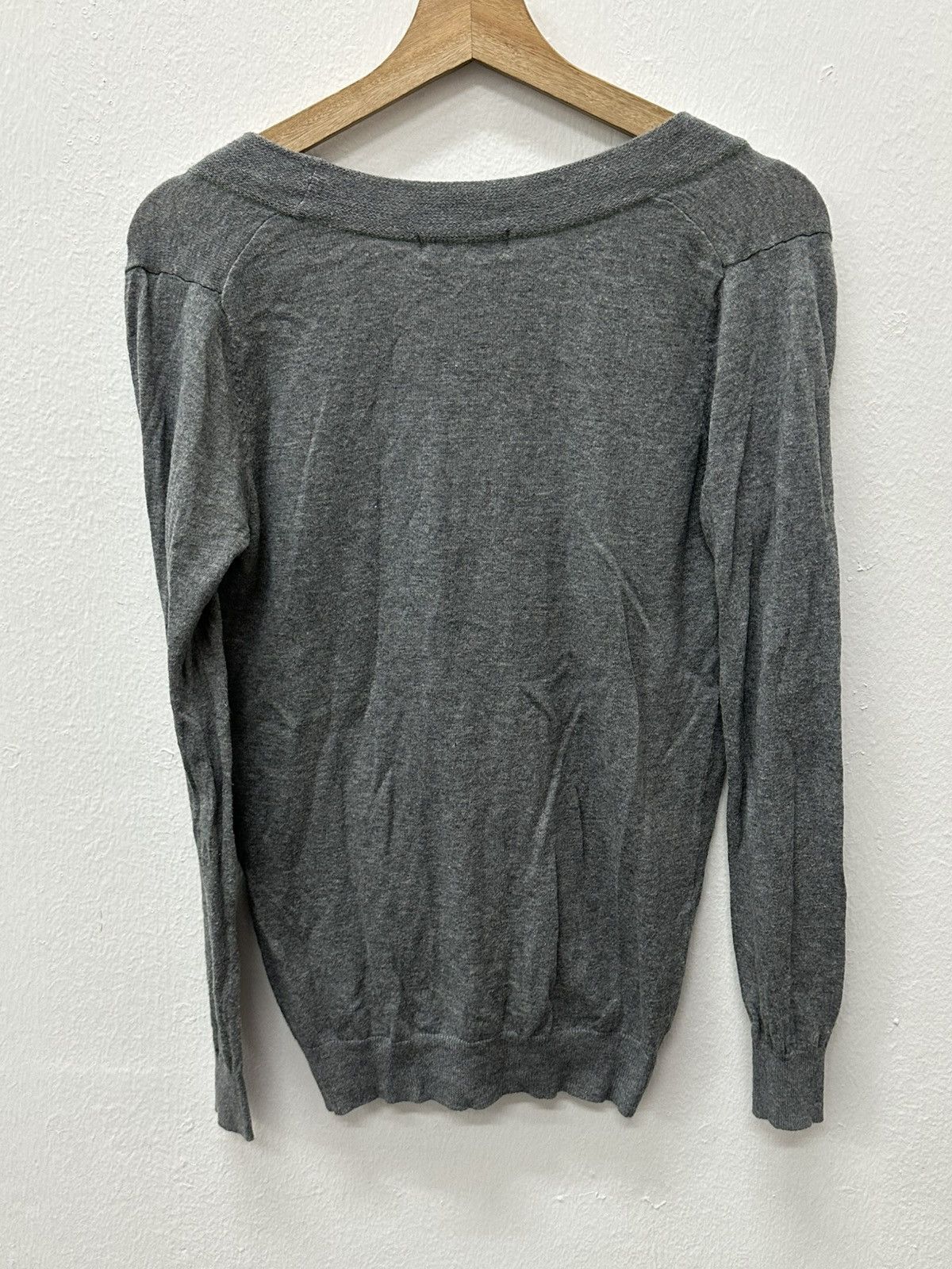Issey Miyake Issey Miyake Ne-Net Grey Button Cardigan Knitted Size US S / EU 44-46 / 1 - 7 Thumbnail