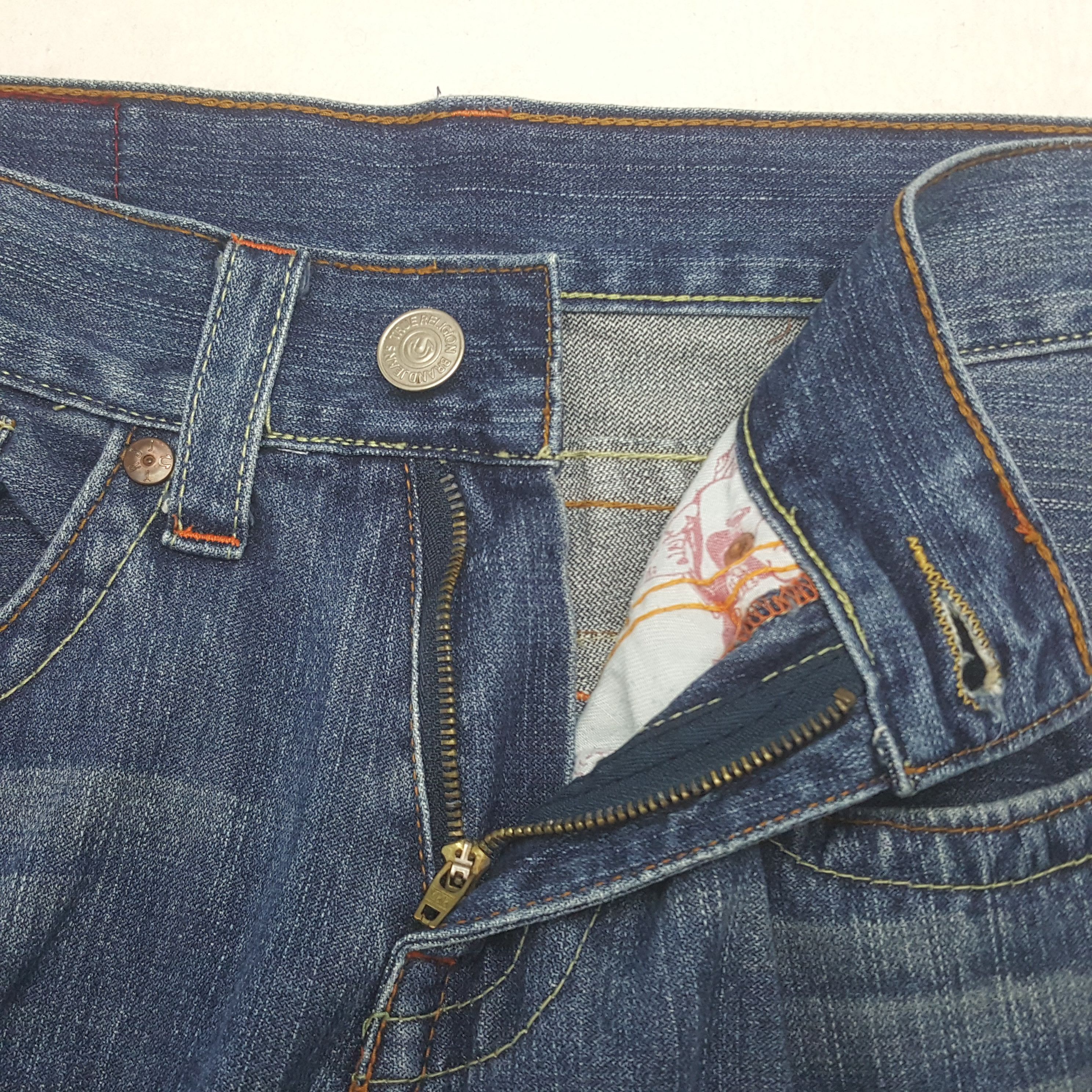 True Religion Vintage Truw Religion American Bootcut Denim Jeans C297N15 Size US 32 / EU 48 - 7 Thumbnail