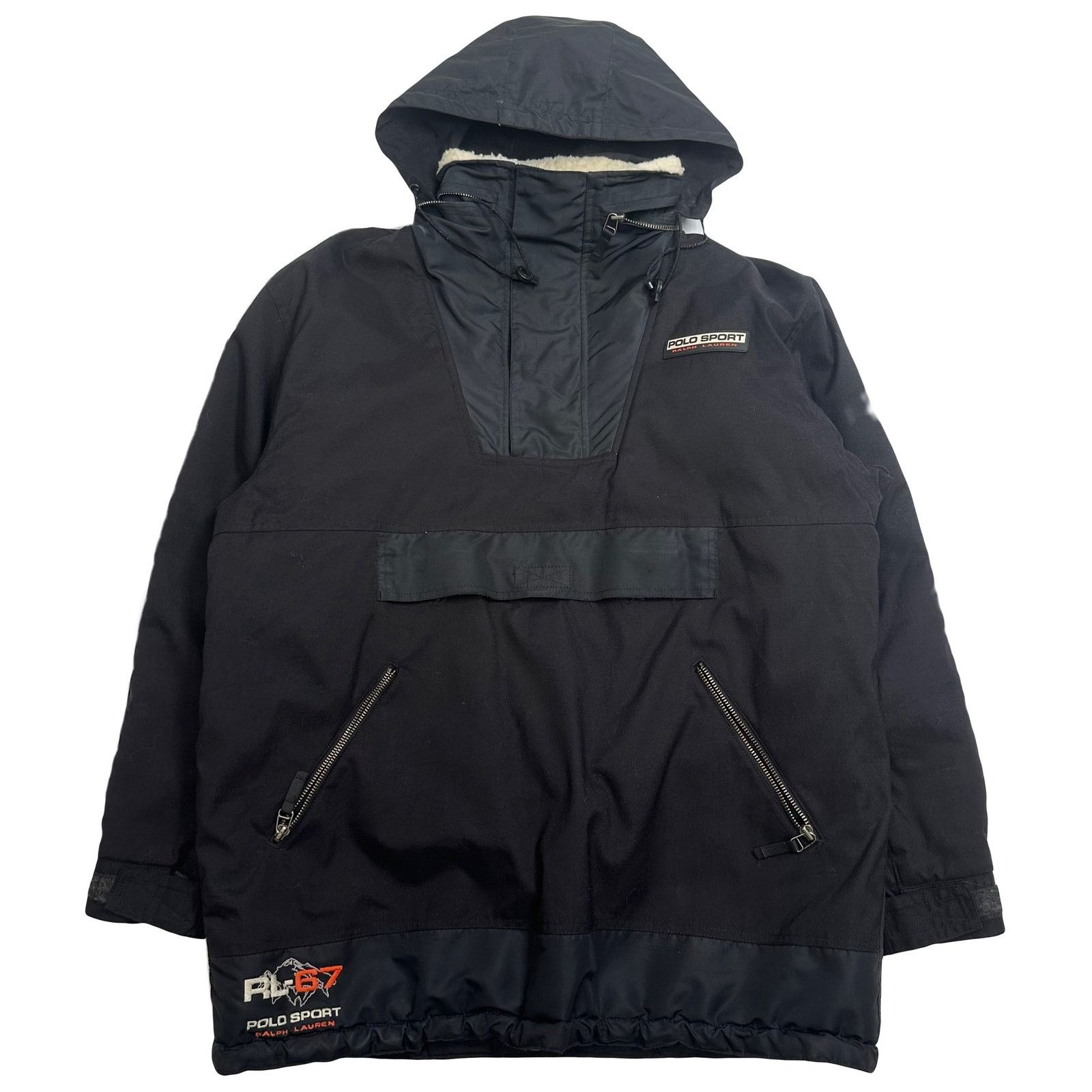 Vintage Polo Sport RL-67 Pullover Parka Coat S