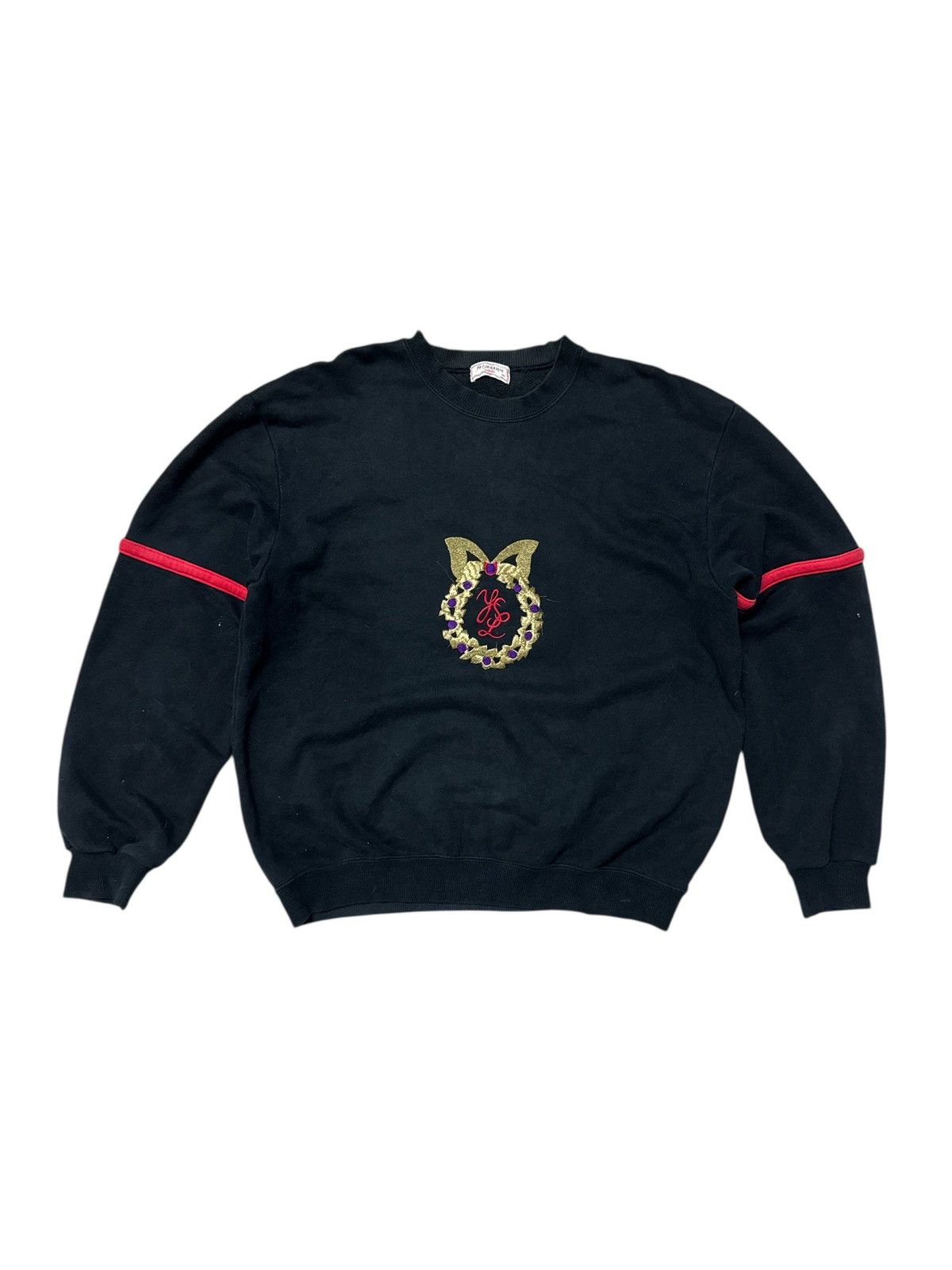 Yves Saint Laurent VINTAGE YSL SWEATSHIRT JUMPER Size US M / EU 48-50 / 2 - 1 Thumbnail