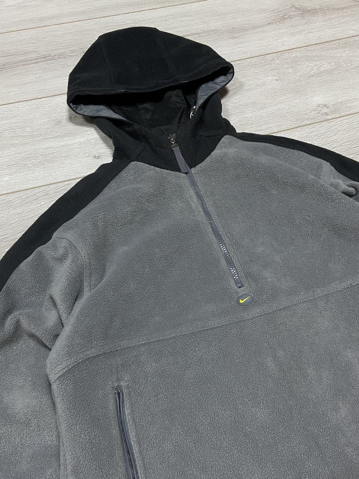 Nike Nike double side TN anorak 1/4 zip fleece centr logo jacket Size US M / EU 48-50 / 2 - 7 Thumbnail
