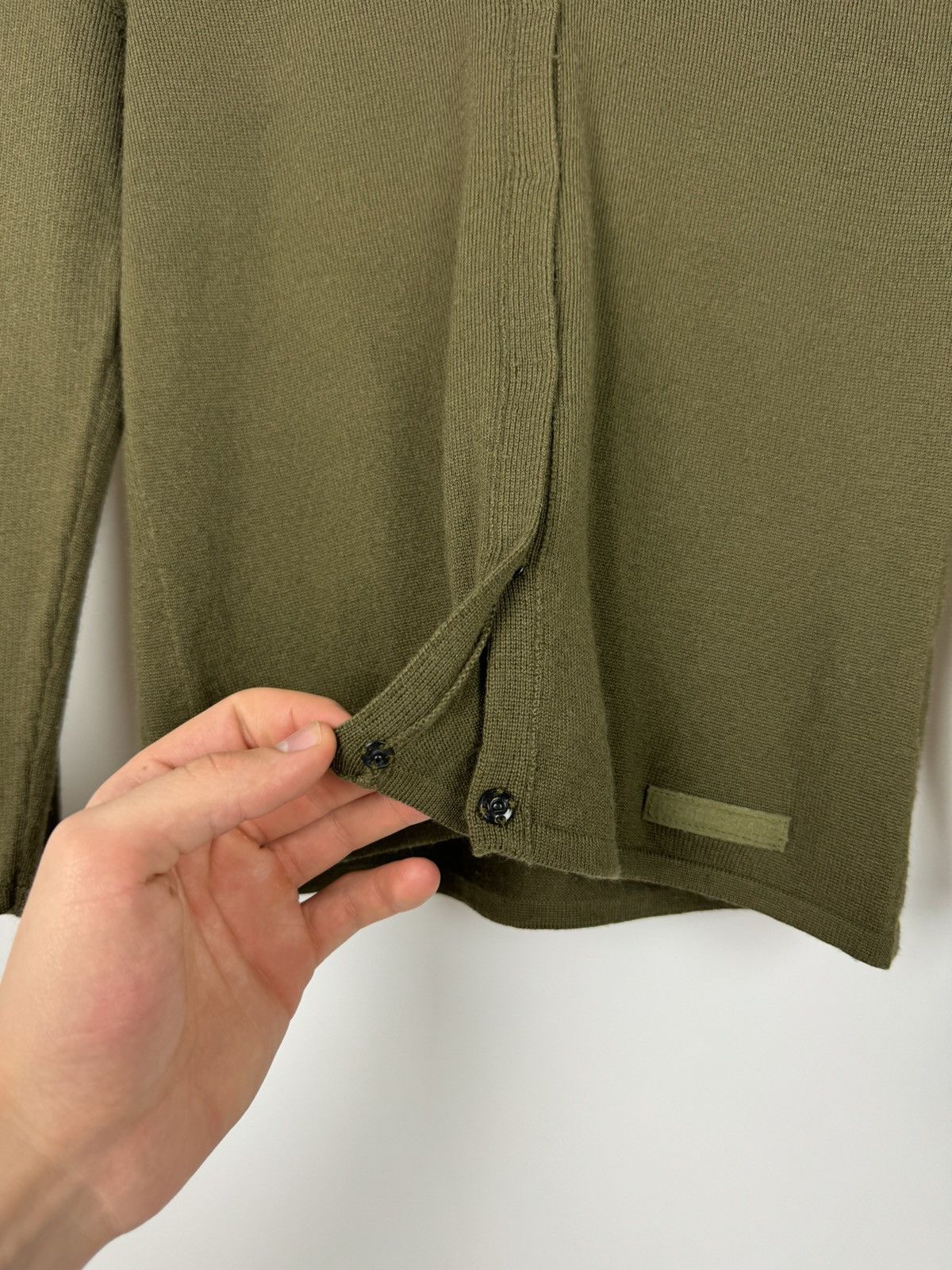 Iceberg Iceberg Jeans Wool Green Cardigan Size S / US 4 / IT 40 - 10 Thumbnail