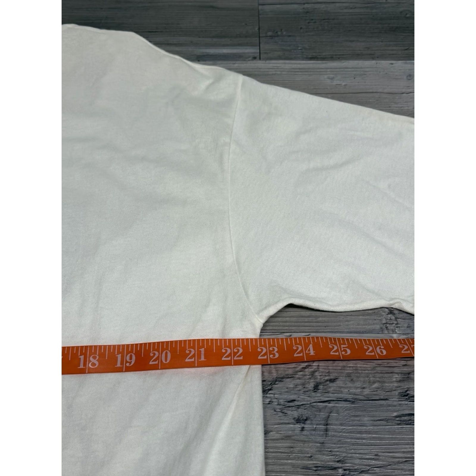 Anvil VINTAGE Anvil T-Shirt Workout Exercise Aerobics 90s Oversized XL White Graphic Print Logo Men Regular Crew Neck Short Sleeve USA Mens XS? Size US XL / EU 56 / 4 - 7 Thumbnail