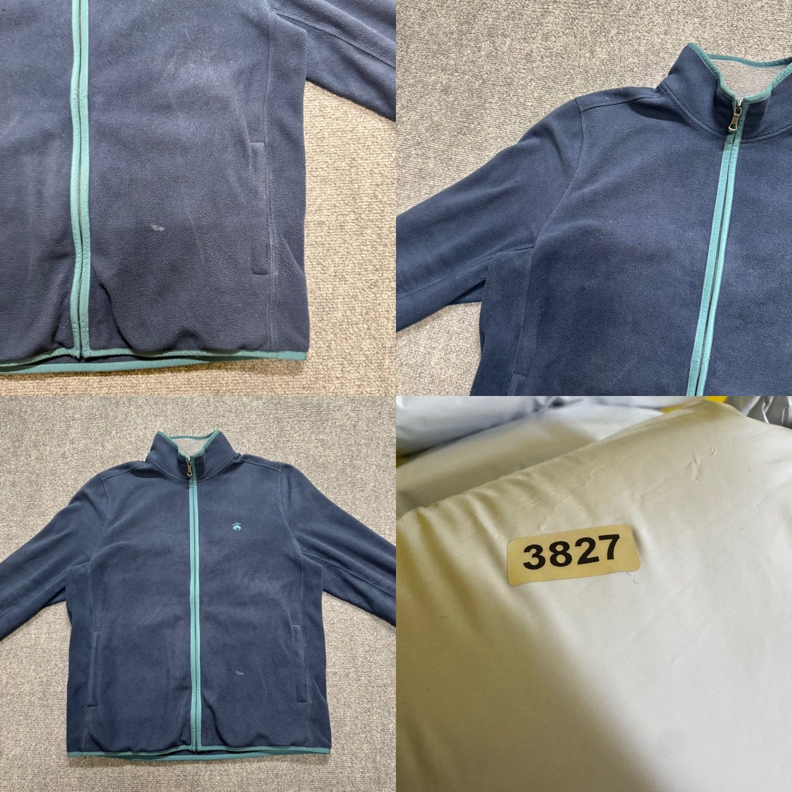 Brooks Brothers Brooks Brothers Contrast Polar Fleece Polyester Full Zip Jacket Navy Mens M Size US M / EU 48-50 / 2 - 9 Thumbnail