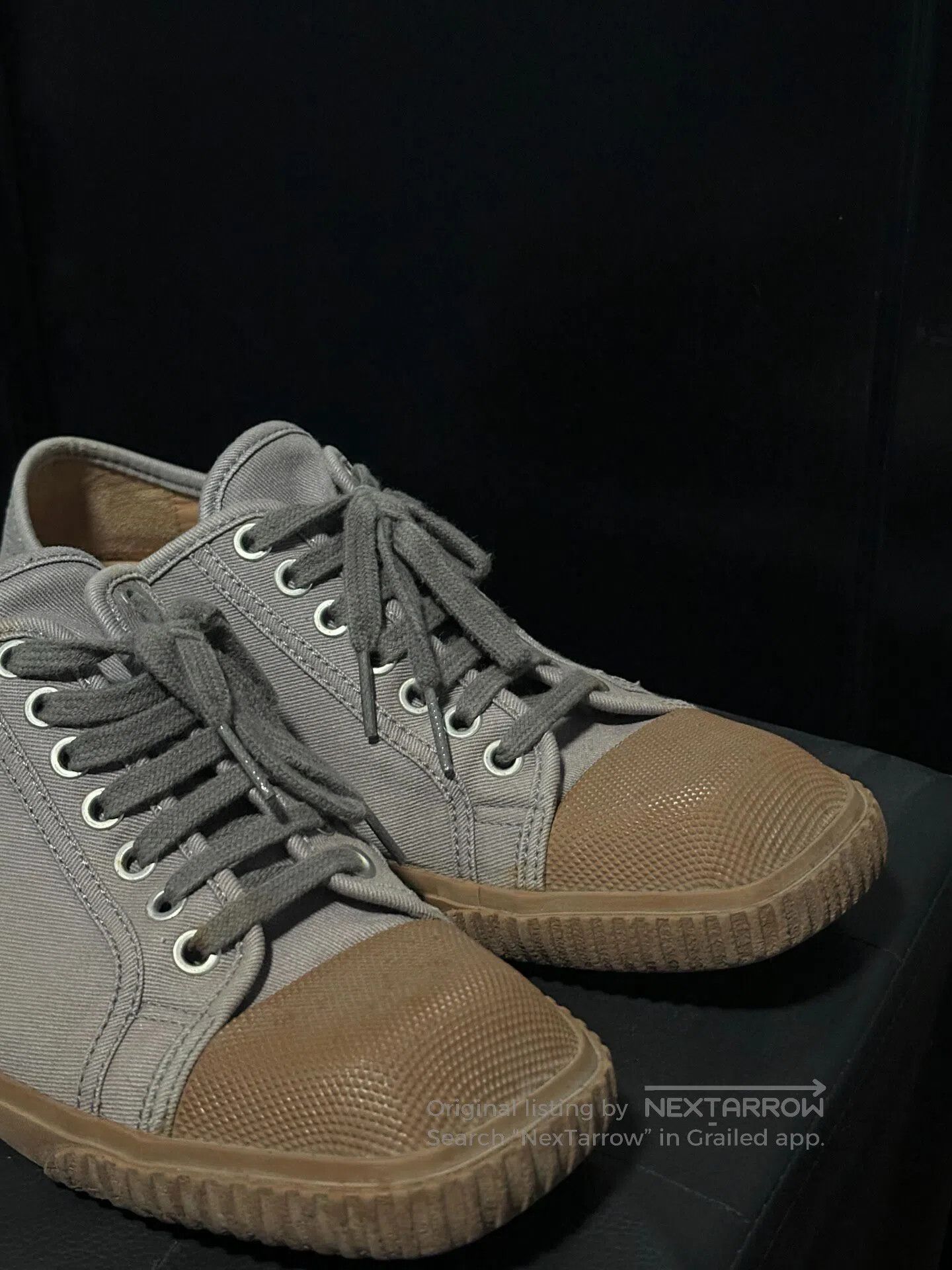 Dries Van Noten DRIES VAN NOTEN Square-toed canvas shoes| Size US 7 / EU 40 - 1 Thumbnail