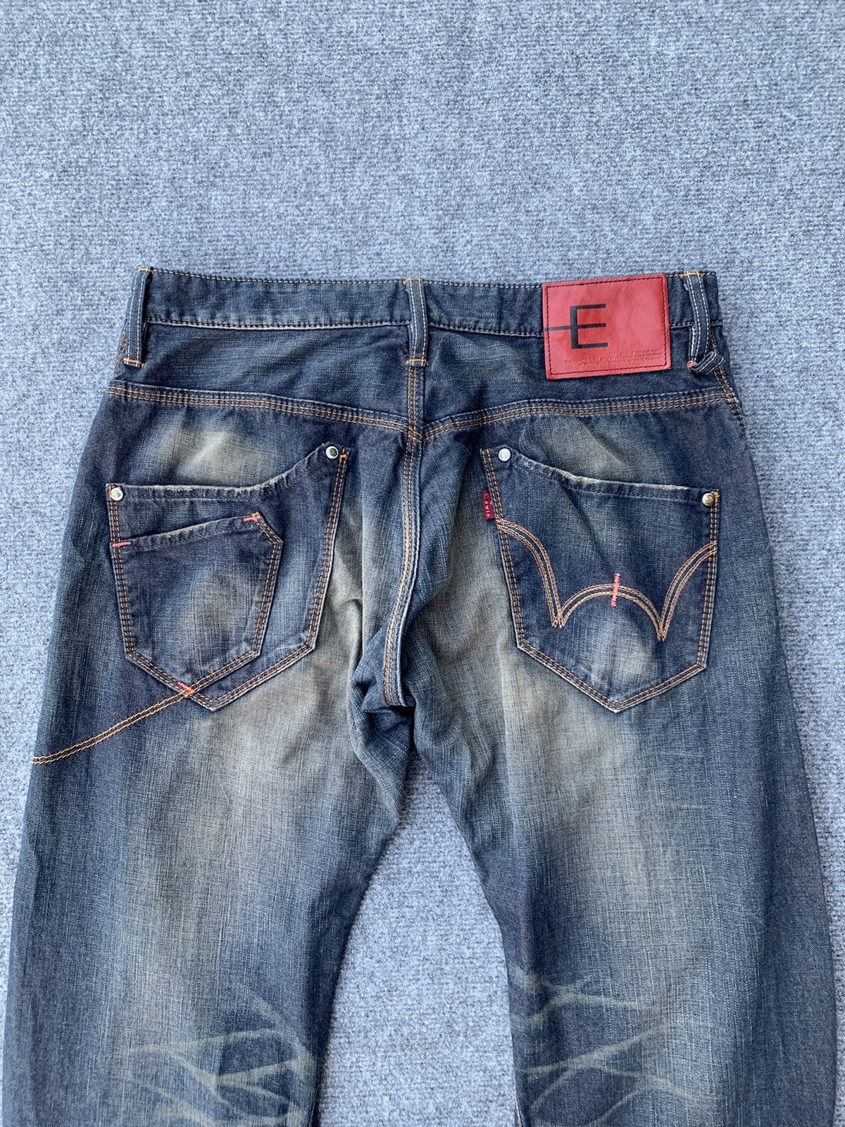 Edwin Edwin E-Function 3D Curved Leg Denim Jeans Archival Y2K Size US 33 - 5 Thumbnail