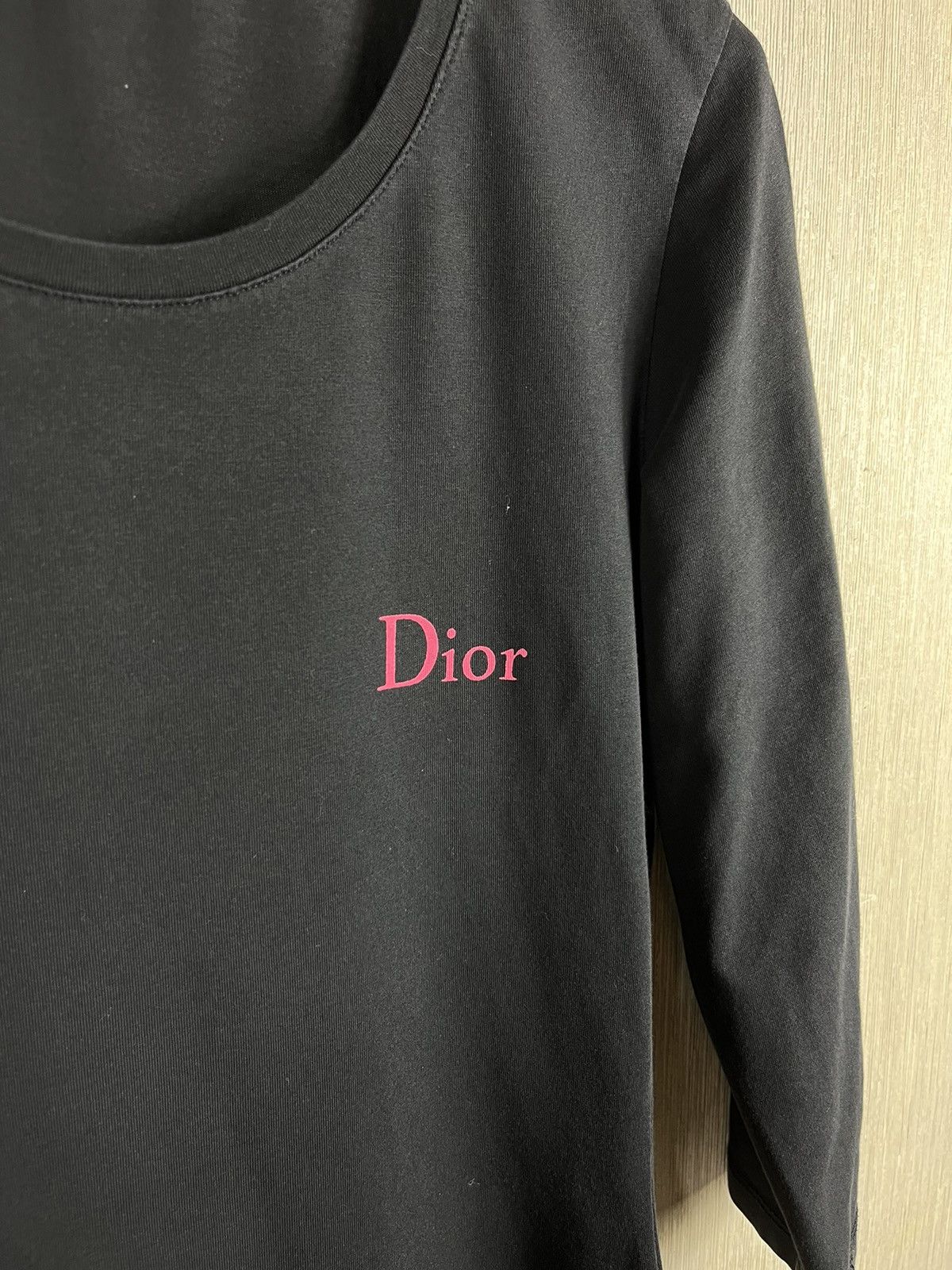 Christian Dior Monsieur × Dior × Vintage CD parfums Christian Dior addict vintage 3/4 sleeve t-shirt Size S / US 4 / IT 40 - 7 Thumbnail