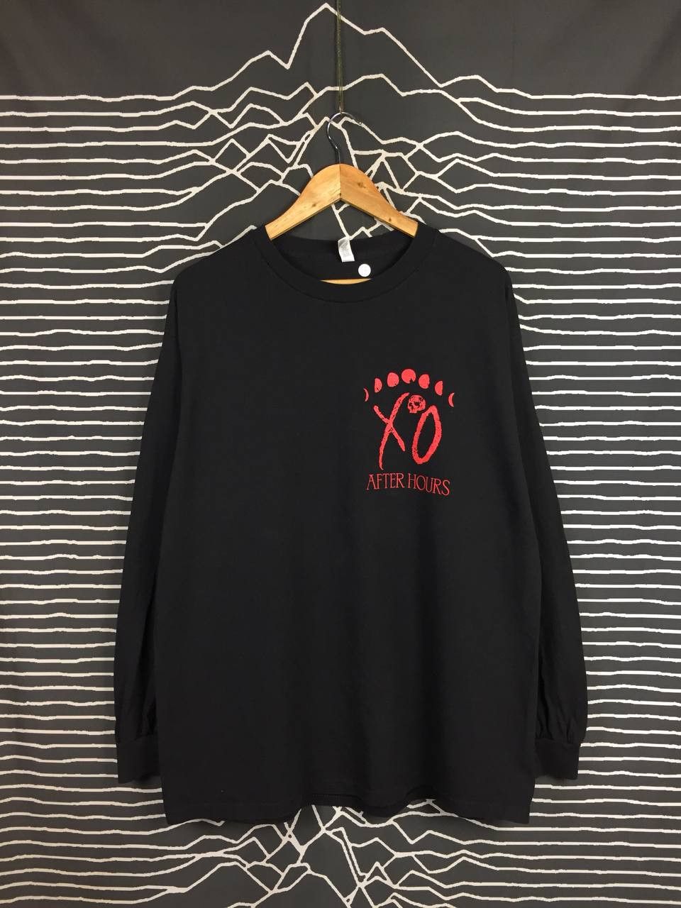 Band Tees The Weeknd After Hours XO Moon Phase Logo Long Sleeve Tee Size US XL / EU 56 / 4 - 5 Thumbnail