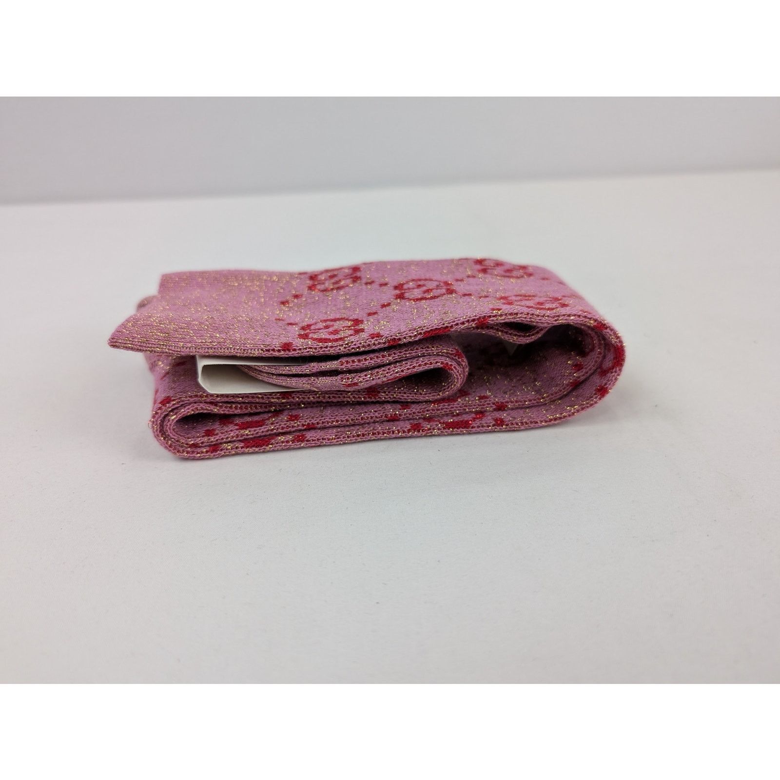 Gucci o1rshd1 Size: S / GG Logo Socks in Pink Size ONE SIZE - 7 Thumbnail