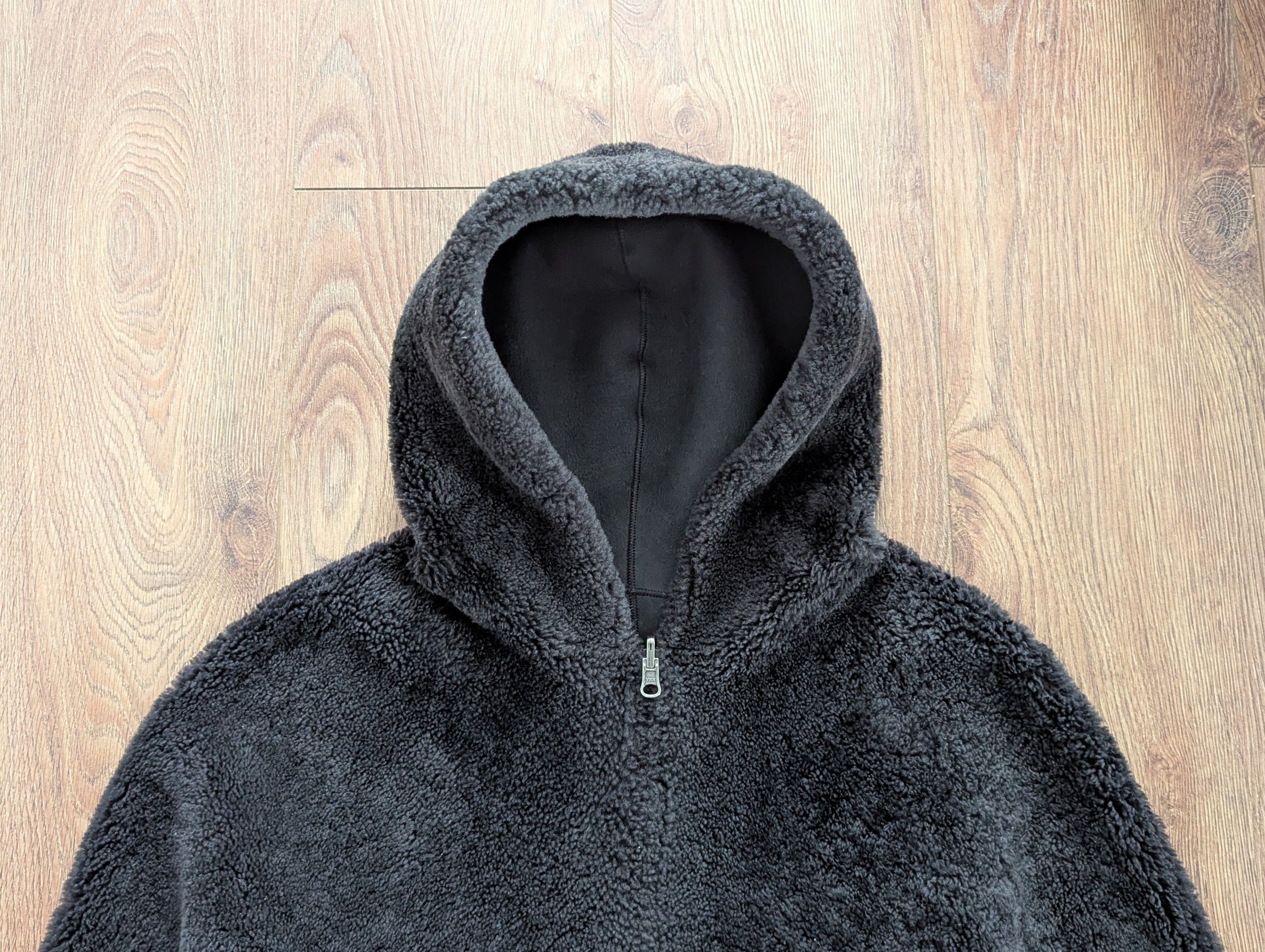 Leather VSP Women's Double Sided 100% Lamb Shearling Hooded Zip Coat Size L / US 10 / IT 46 - 15 Thumbnail