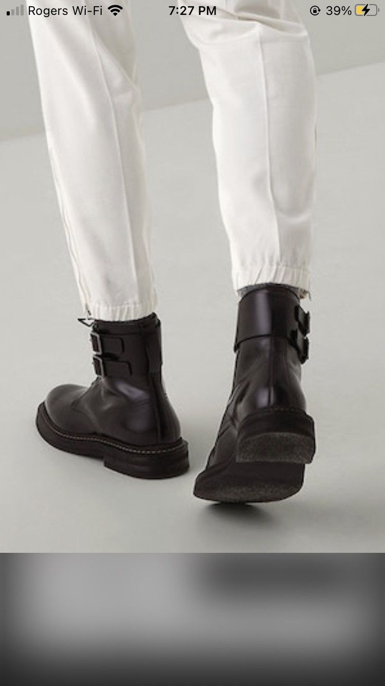 Brunello Cucinelli NWT leather double buckle boots Size US 9 / EU 42 - 6 Thumbnail