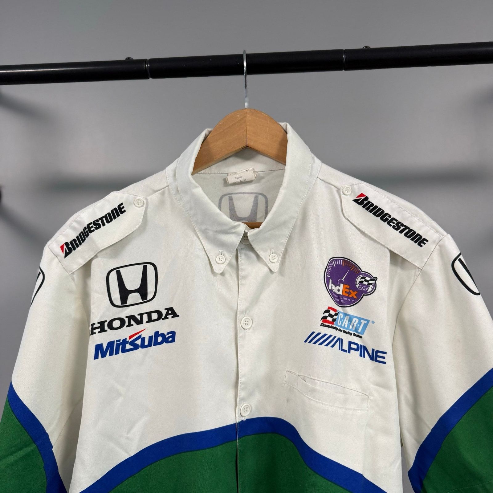 Vintage 02 Cart FedEx Series Honda Racing Fernandez Team Crew Shirt Size US XL / EU 56 / 4 - 2 Thumbnail