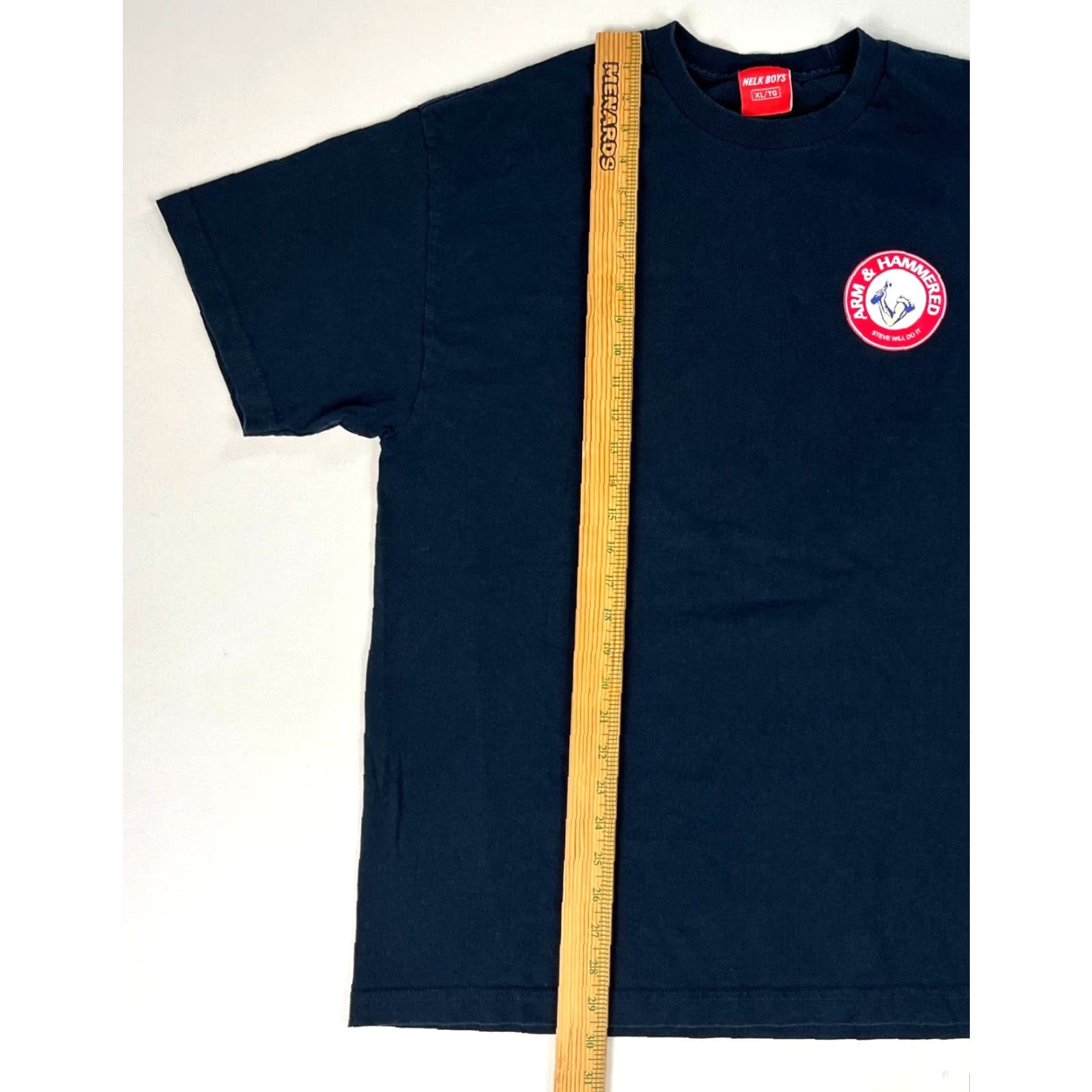 Vintage Nelk Boys Men's T-Shirt Arm & Hammered Steve Will Do It Double-Sided Sz XL Size US XL / EU 56 / 4 - 7 Thumbnail